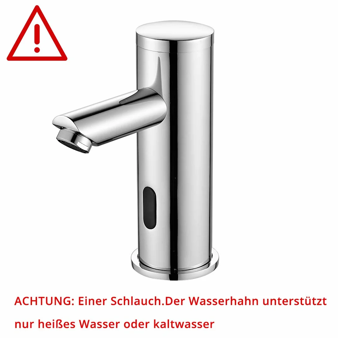 Aimadi Rubinetto Bagno Lavabo Miscelatore Sensore Cromato
