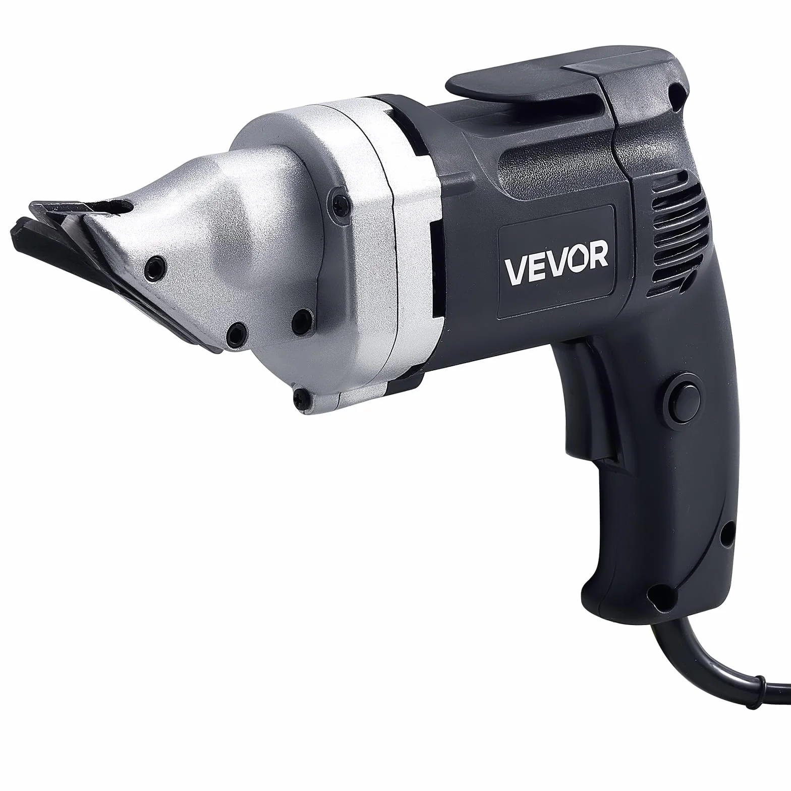 VEVOR Cesoia Elettrica per Metallo 4,0 A Taglierina Lamiera Testa Girevole Velocità Variabile Taglio Continuo 2500 giri/min