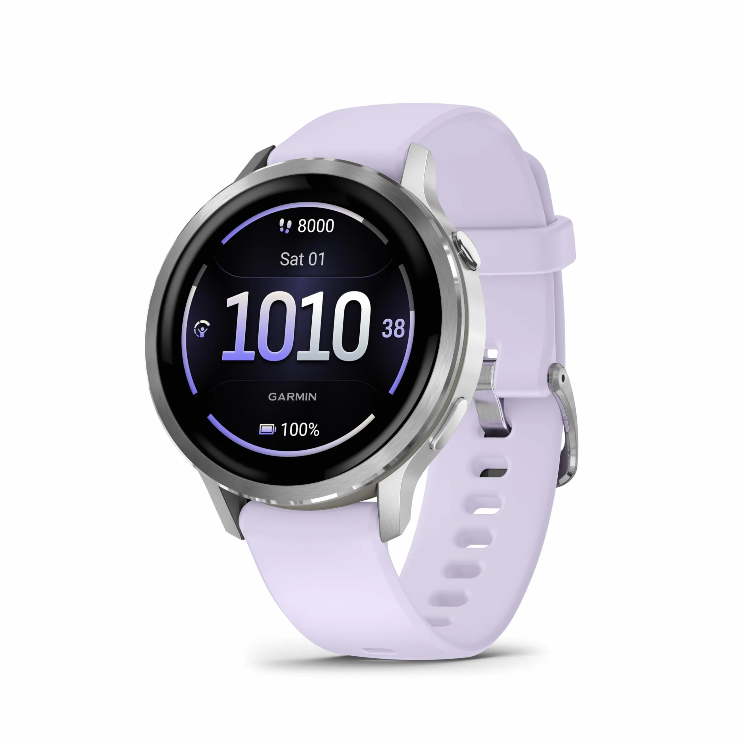 Garmin Venu 4, 45mm, Smartwatch per il fitness, Display AMOLED 1,4", Speaker e Microfono, Comandi Vocali, GPS Multi-band, Torcia, 80+ App per lo Sport, Autonomia 12 giorni, Black & Slate