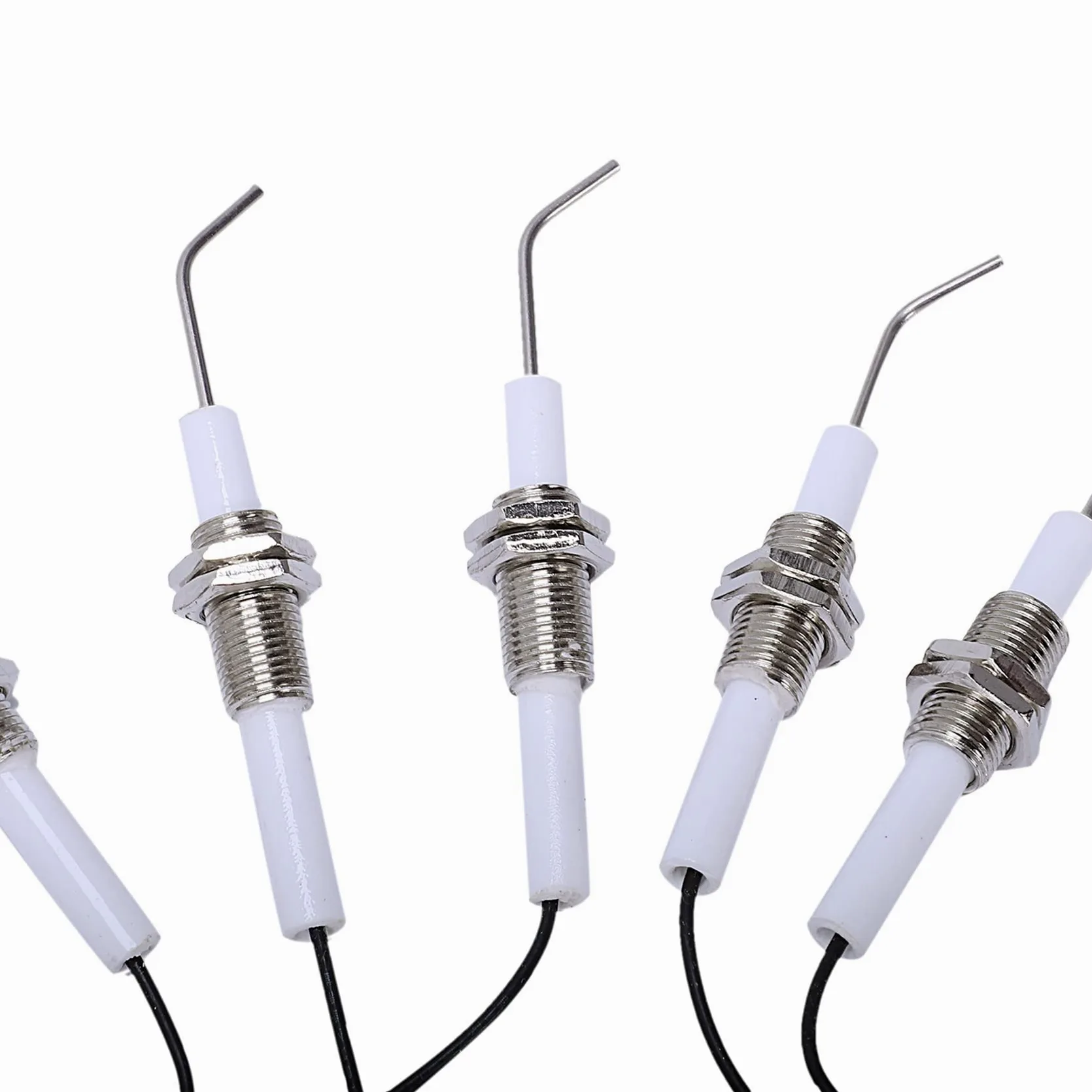 Ignition Accenditore di Elettrodi Ceramici A Spina con 30cm nel Terminale Rotondo 50pcs / 2.3mm