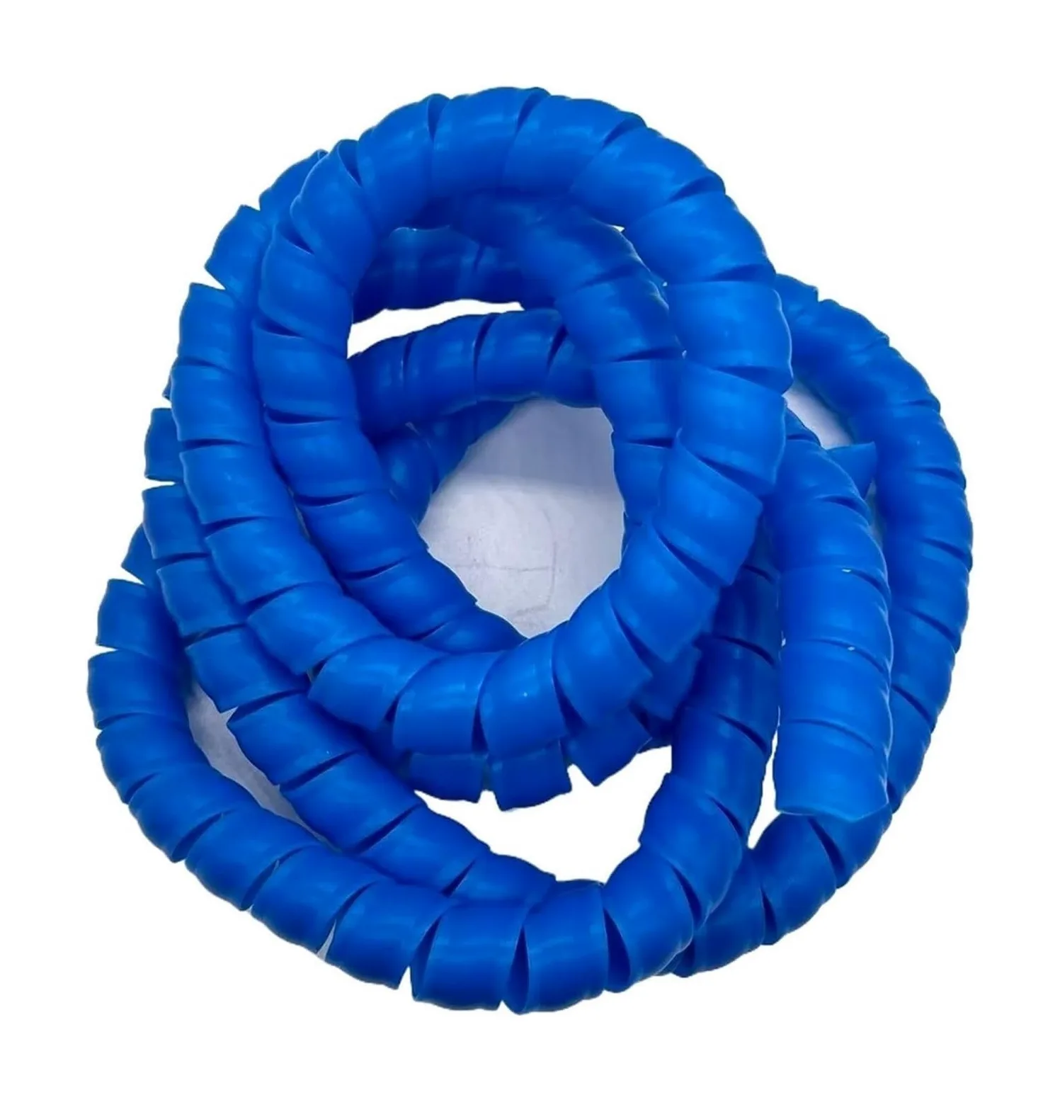 Proteggi cavo flessibile for linea olio con avvolgimento a spirale 3 metri(Blue,ID 28mm)