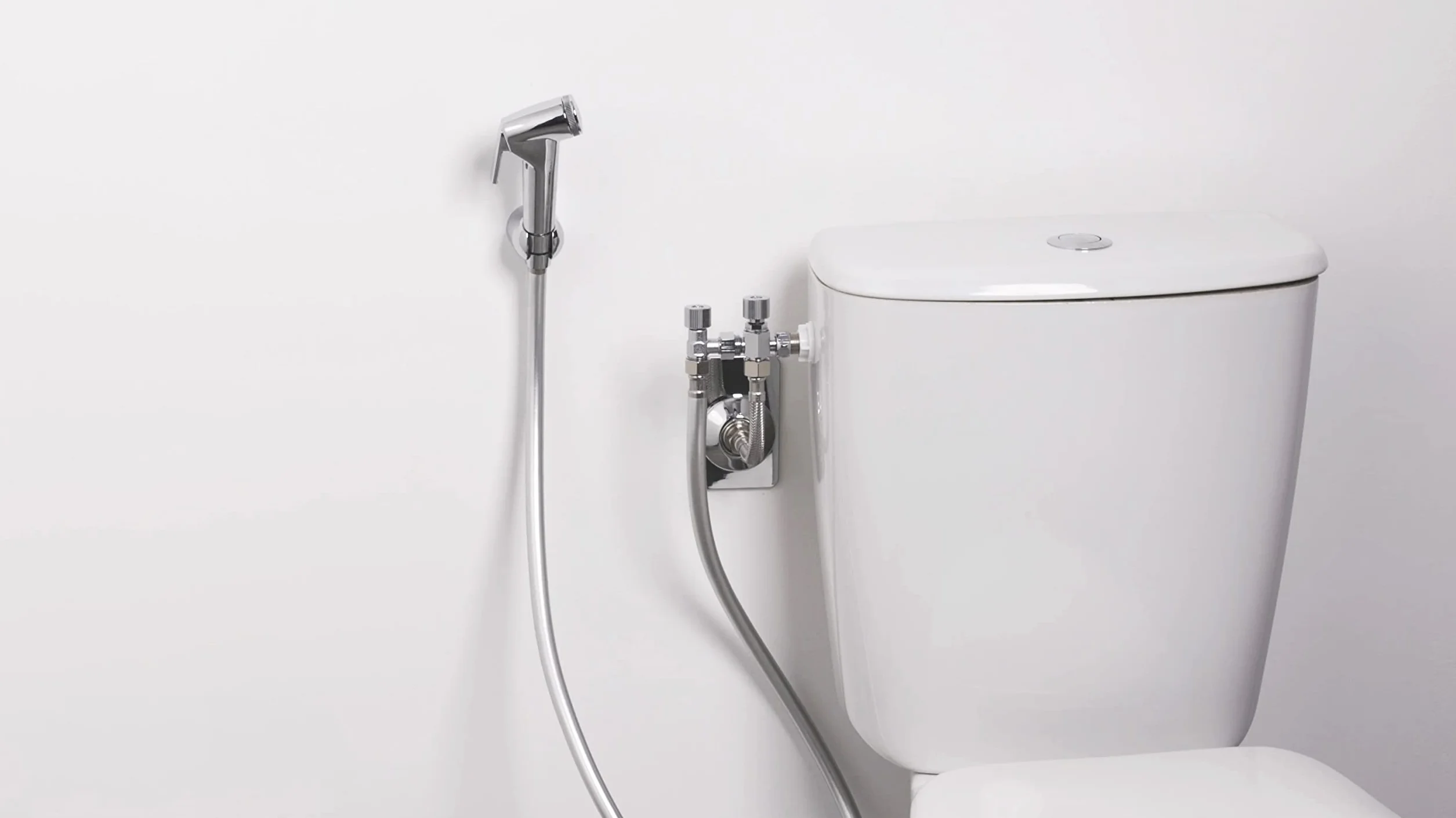 Tubo flessibile in PVC liscio femmina 3/8 - femmina 1/2 | Ideale per doccetta WC | Connessione resistente e durevole | Perfetto per impianti sanitari | Facile installazione | QUICK PLOMBERIE