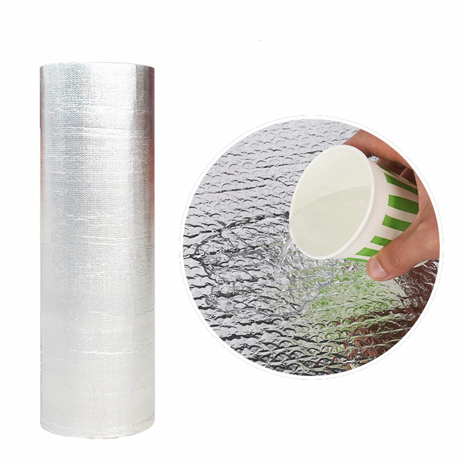 Pannelli Termoriflettenti per Termosifoni Alluminio Isolante Termico Riflettente Multistrato Pannelli Termoriflettenti per Termosifoni A Fogli Materiale Isolante Termico Adesivo ( Size : 1x7m )