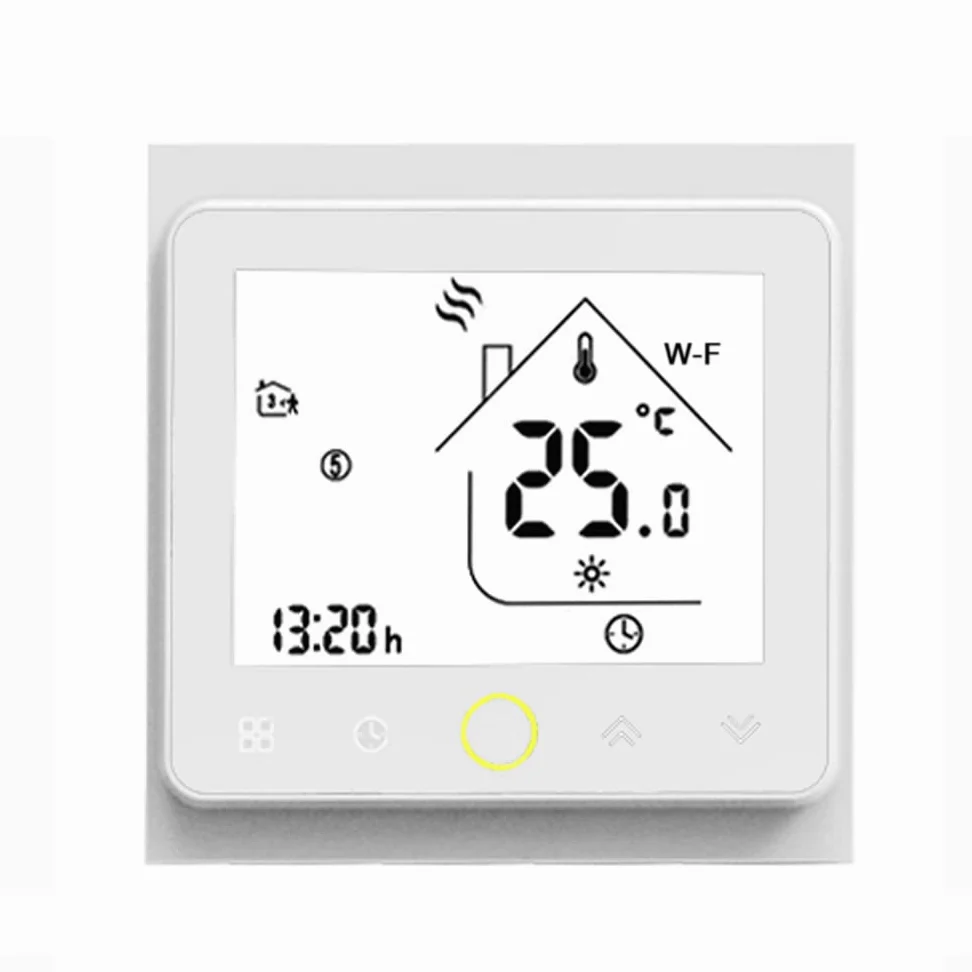 Termostato WiFi per Caldaia a Gas - Thermostat Intellight Programmabile, Supporto App/Controllo Vocale, Compatibile con Alexa/Google Home, 5A, GC