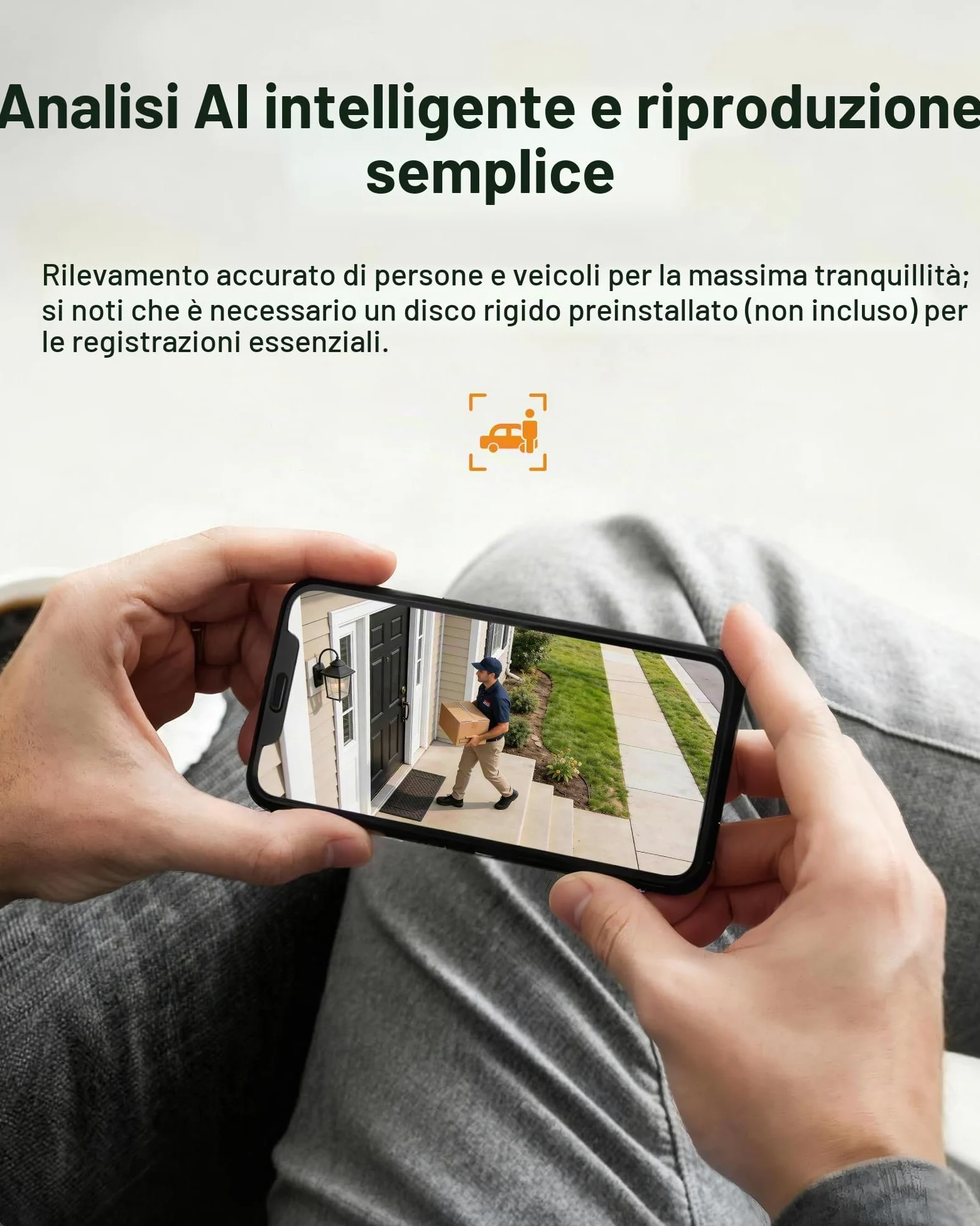 Anlapus 1080p DVR a 8 Canali, Videoregistratore Digitale, 8CH H.265+ DVR di Sorveglianza, Compatibile con Telecamera di Sorveglianza AHD / TVI / CVI / CVBS 960H, Senza Hard Disk