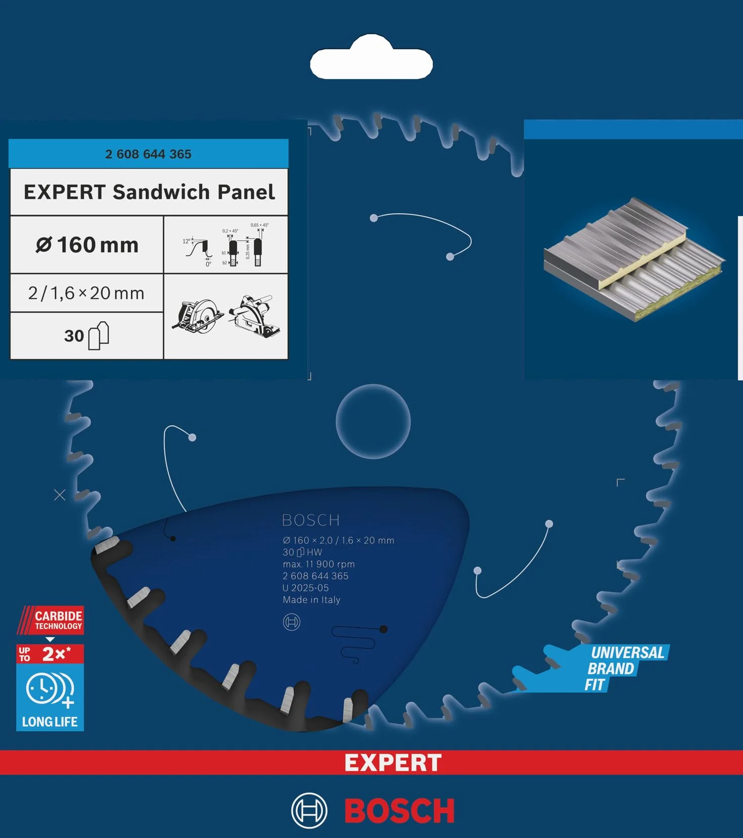 CSB Expert SandwichPanel 160x20x30D