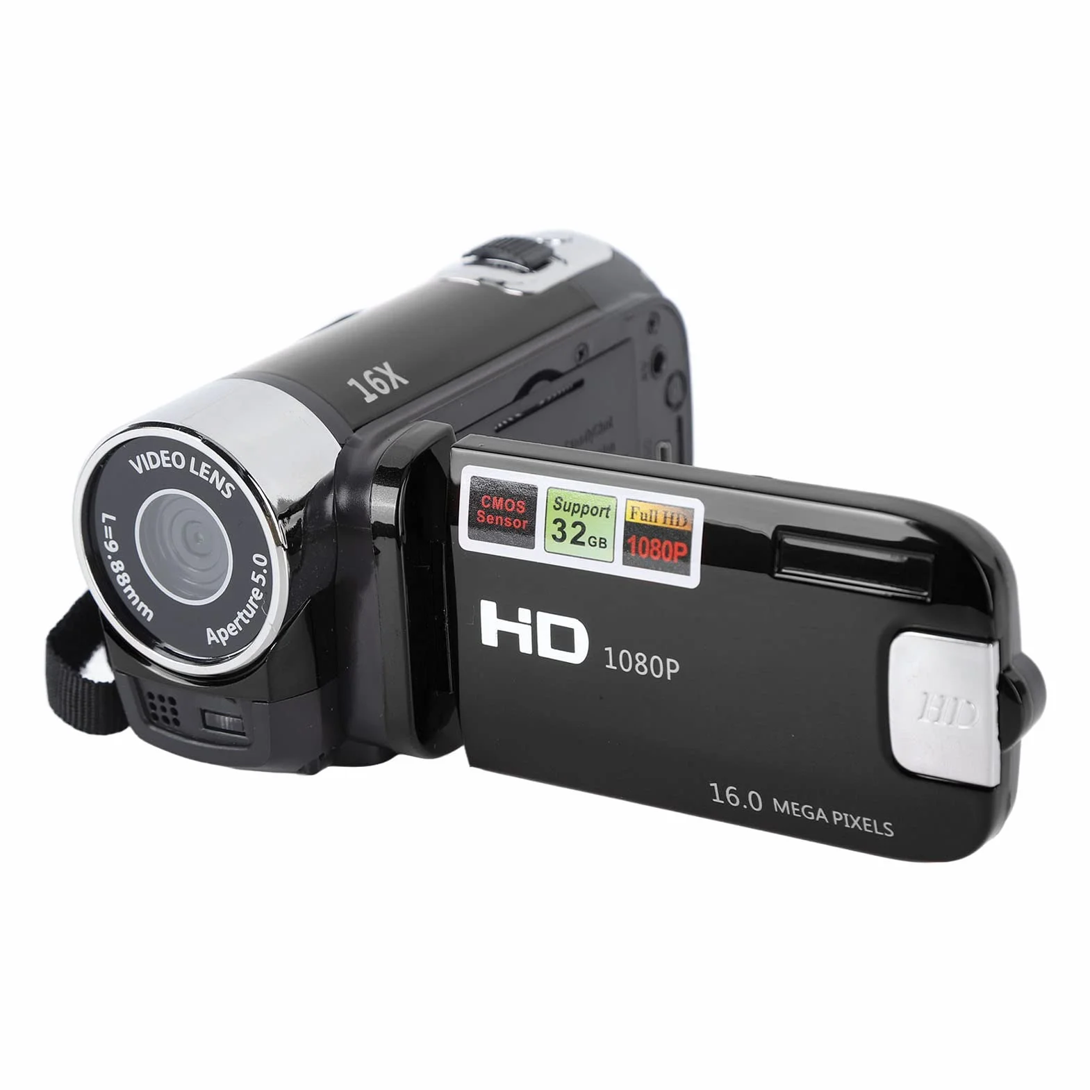 Videocamera digitale 16MP Schermo Girevole 2,7