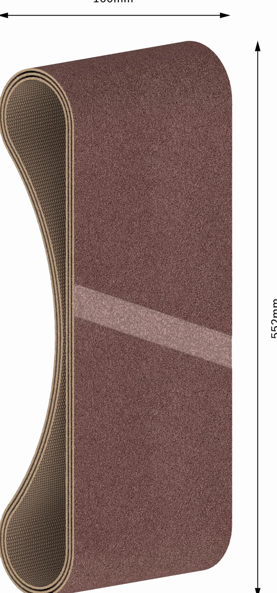 Bosch 3x Nastro abrasivo PRO X440 per levigatrici, 3 pz (per Vernice su legno, Legno duro, 100 x 552 mm, Grano 60, 80, 100, Professional Accessorio Levigatrice a nastro)