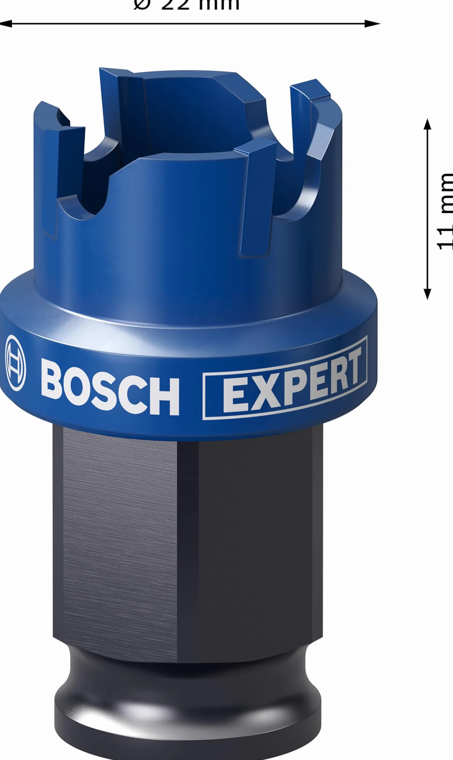 Bosch Professional Seghe a Tazza Expert Sheet Metal Ø 22 mm Accessorio Trapano a Percussione