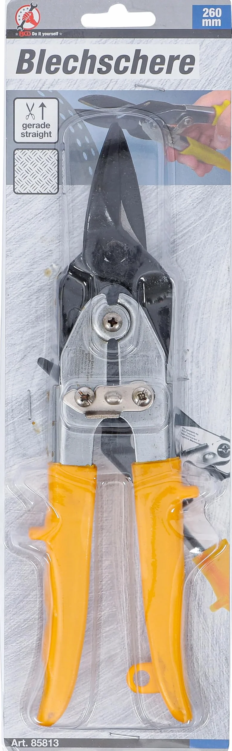 Cesoia per lamiera 260 mm BGS 85813