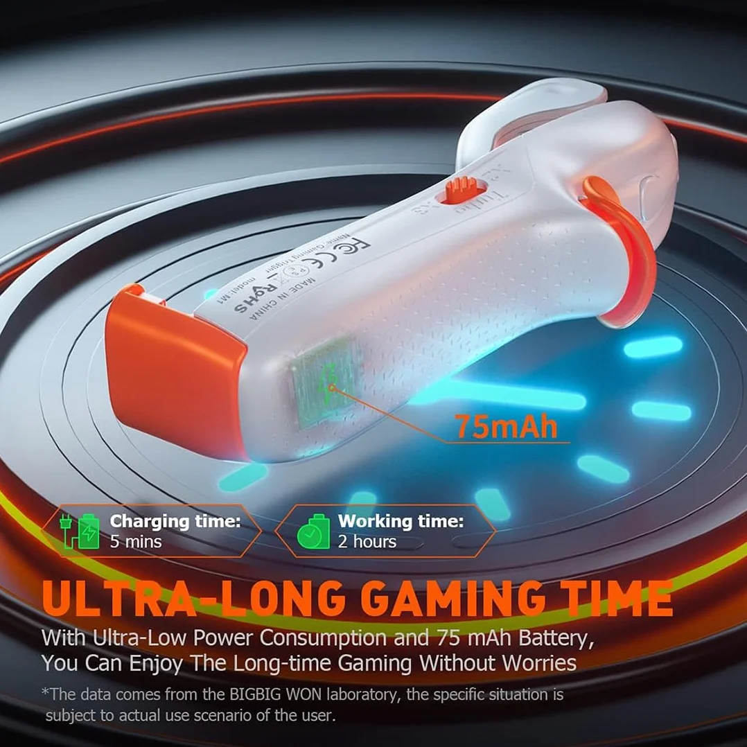 BIGBIG WON Mobile Gaming Trigger Plug and Play per iOS e Android Phone, 4,7-6,5 pollici Game Trigger per PUBG/Fortnite/Call of Duty