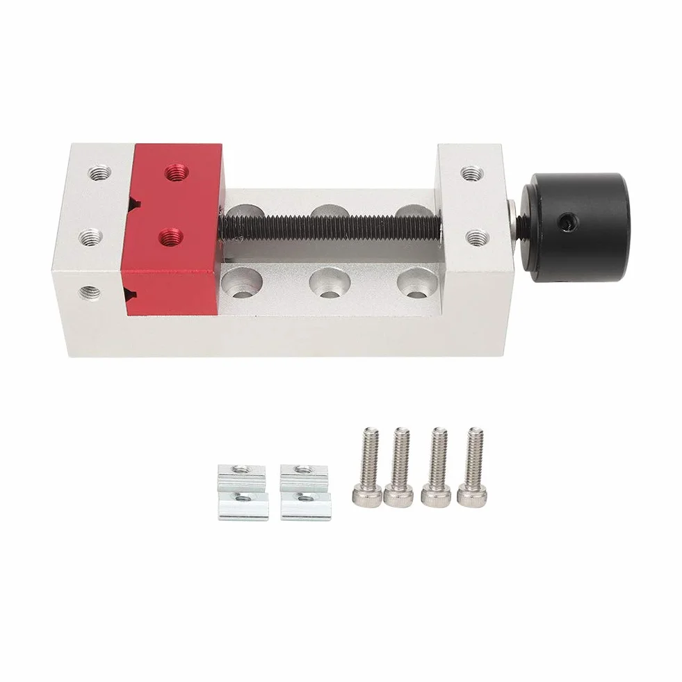 Mini Morsa in Alluminio 50mm, Universale per Trapano a Colonna e Fresatura