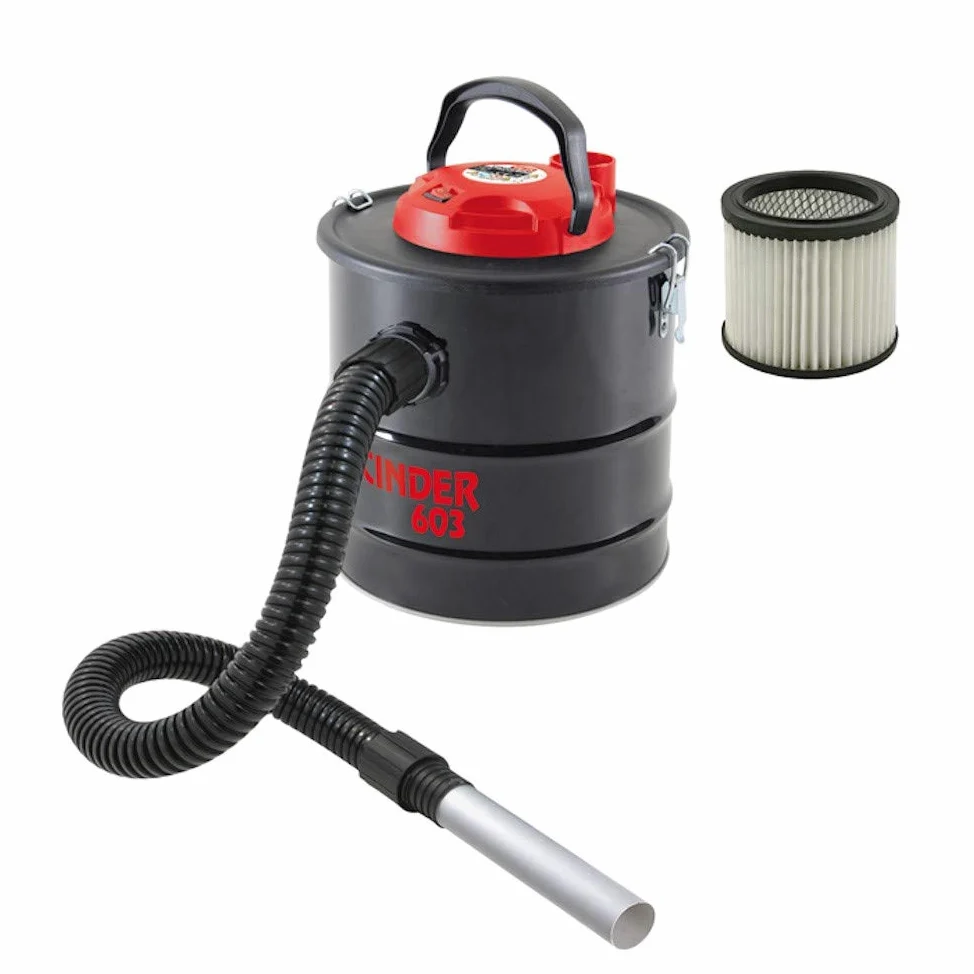 Bidone aspira cenere polvere Valex Cinder 603 800W 11LT filtro ricambio omaggio