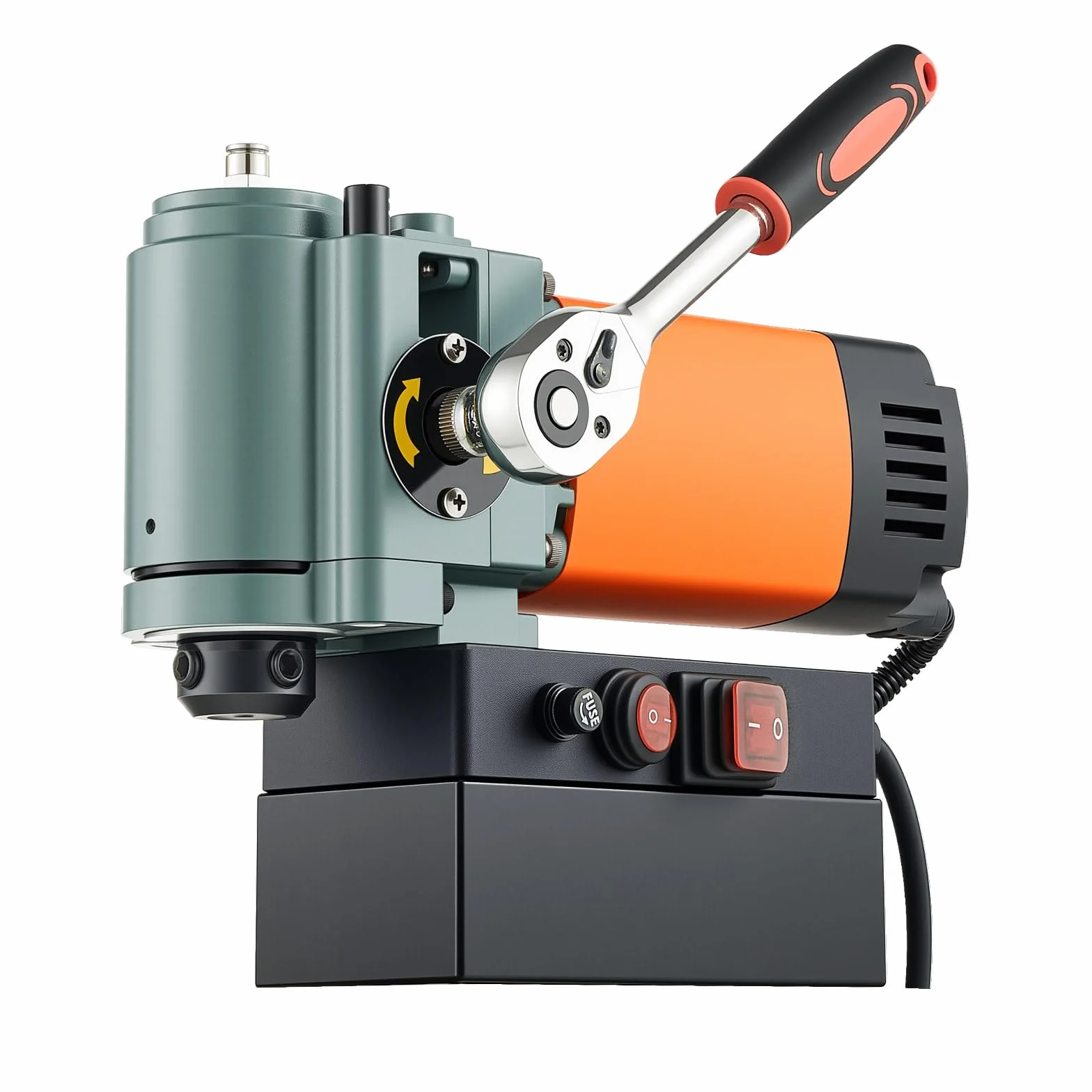 VEVOR Trapano a Colonna Magnetico a Basso Profilo 1300 W, Diametro Foratura 35 mm, Potenza 10000 N