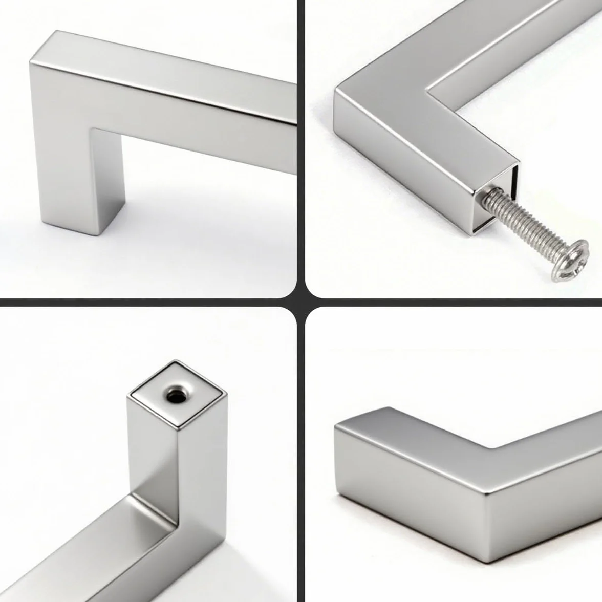 Maniglie per armadietti in acciaio inossidabile 128 mm Sivler per porte cassetti mobili cucina 5 unità