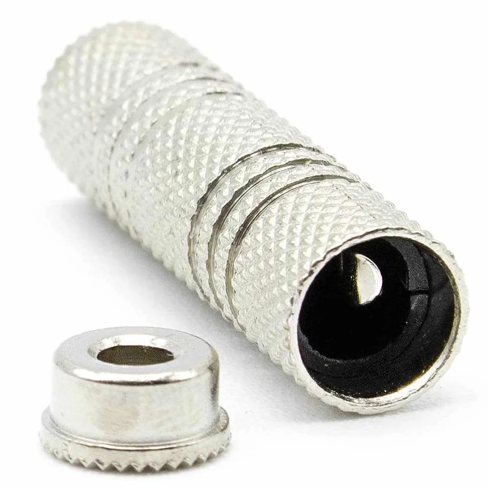 TECHZOCO Adattatore Audio Stereo Giunto Jack 3.5 Femmina a Femmina, Estensore Cavo Auricolari, 3,5 mm to 3,5 mm