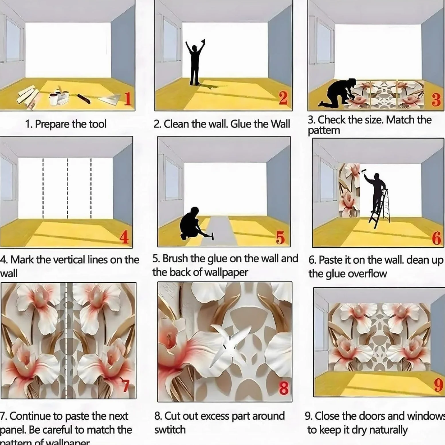 fotografica in tessuto non tessuto, effetto marmo, rossa, murale con muro di mattoni, decorazione murale, soggiorno, camera da letto, appartamento, rosso, 250 cm x 175 cm