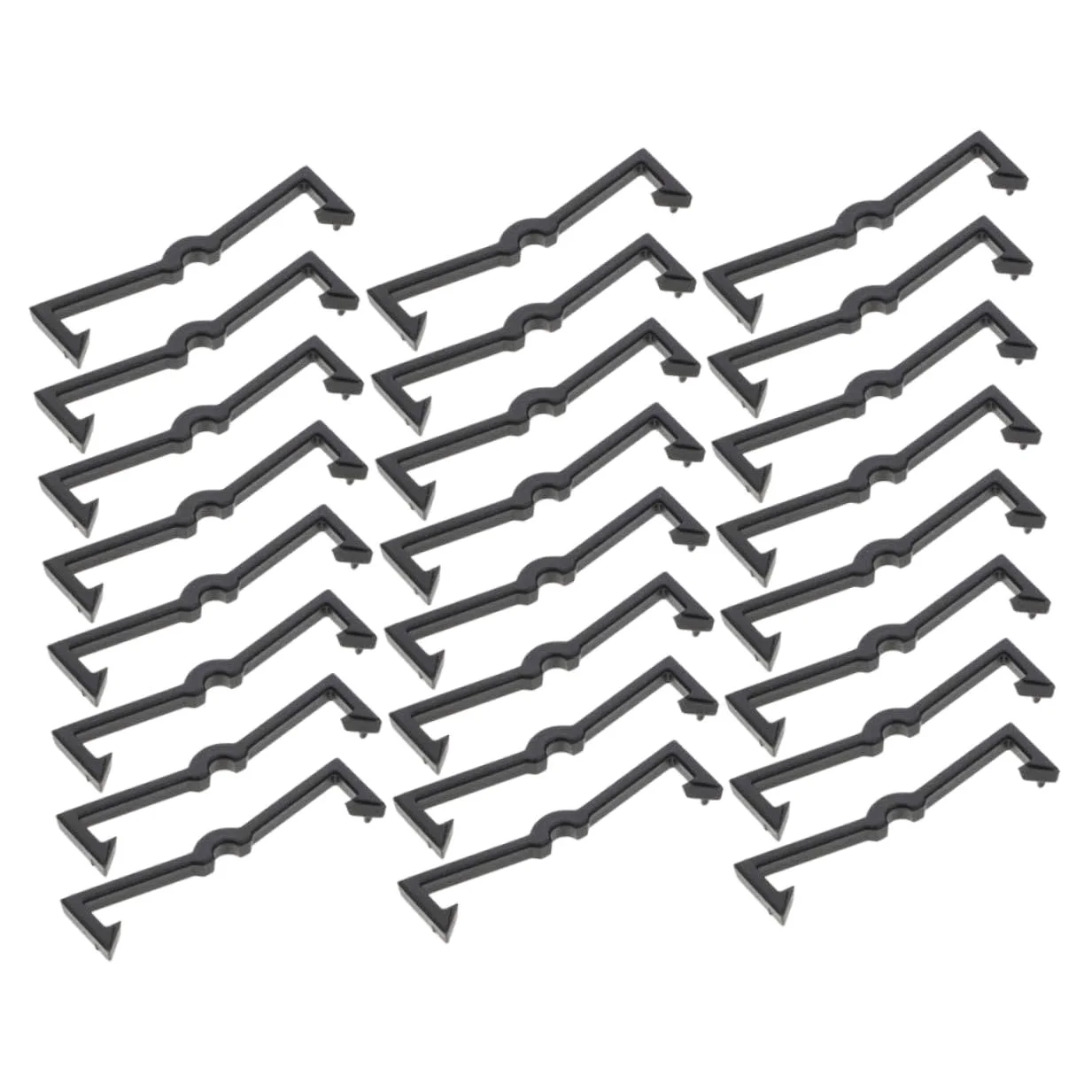 ULTECHNOVO 5 Set Di Ganci Per Pannelli Forati Per Accessori Versatili Per Garage Con Pannelli Forati Installazione Rapida 100 Pezzi * 5