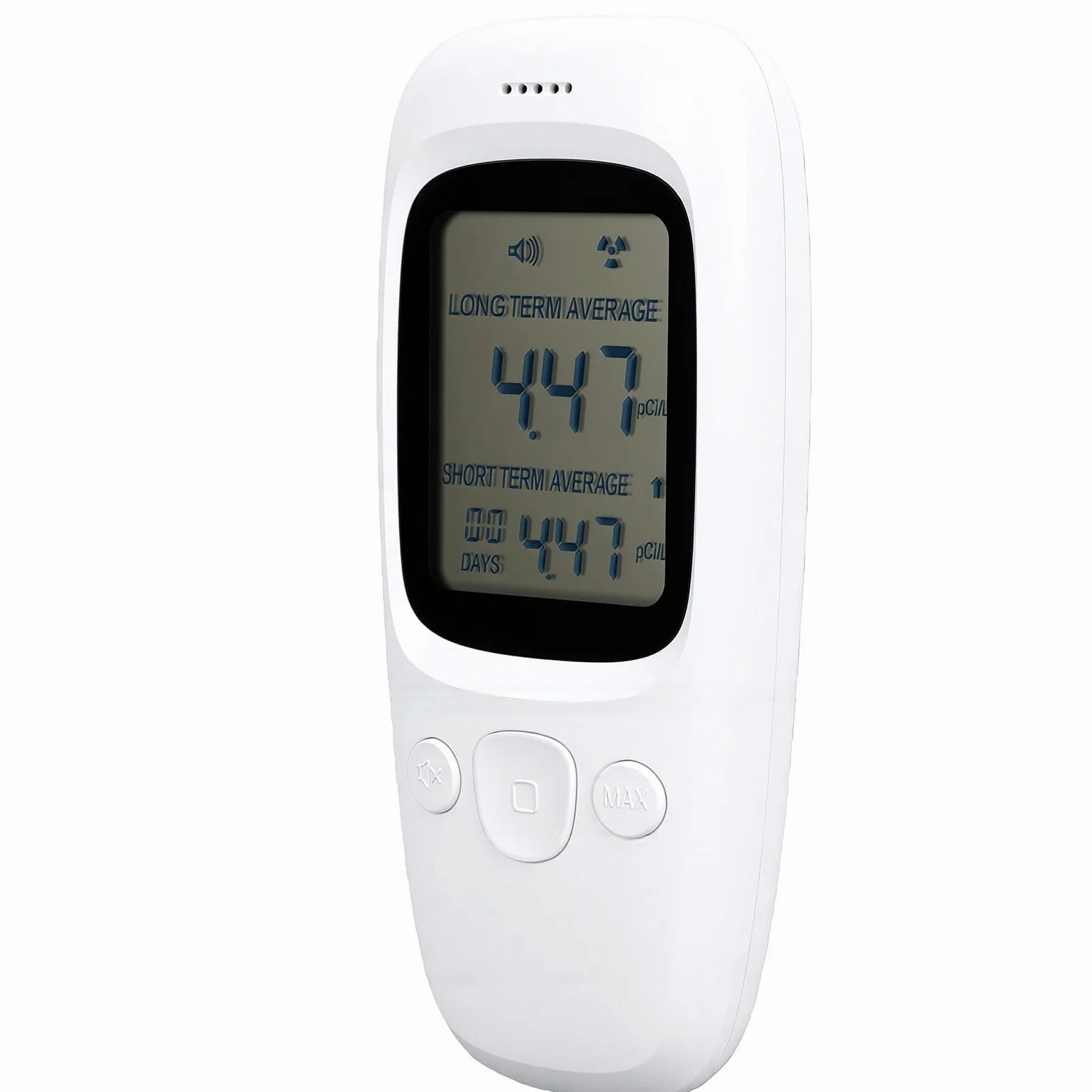 GOWENIC Rilevatore di Radon Portatile 0-270pCi/L Monitor Digitale del Livello di Radon per Casa, Seminterrato, Ufficio, Tester di Gas Ad Alta Precisione con Display LCD, Test a Doppia modalità,