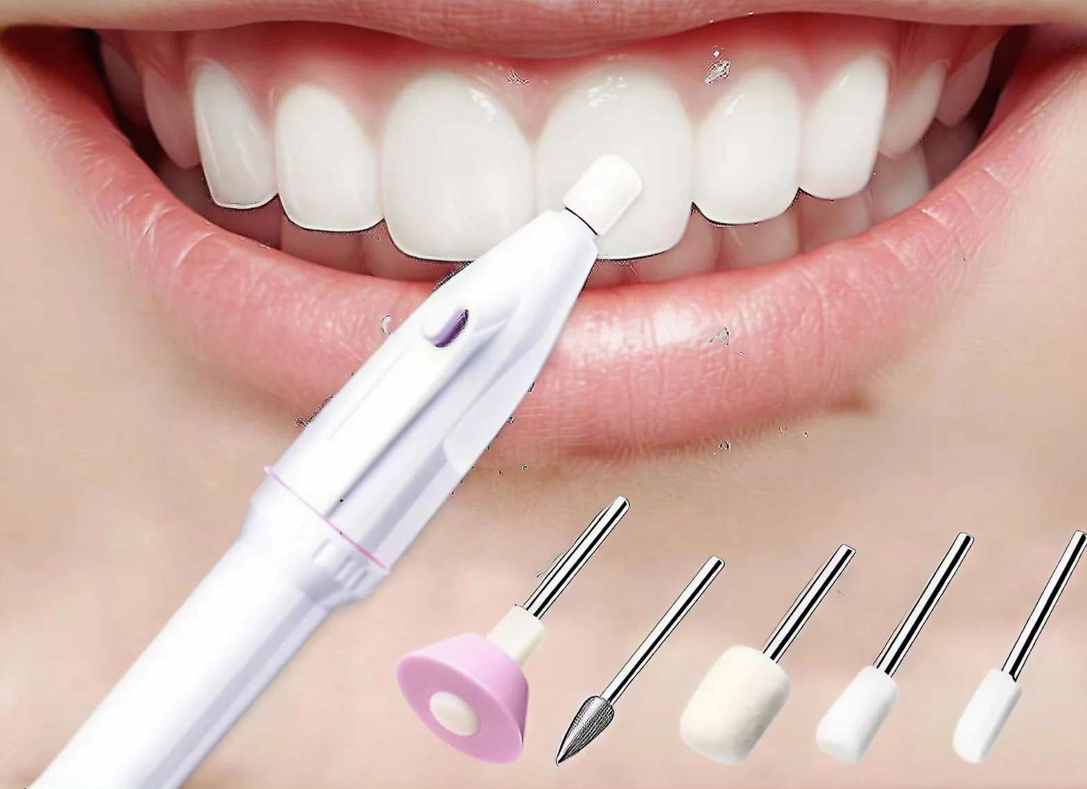 Smerigliatrice dentale elettrica 5 teste per molatura lucidatura pulizia restauro