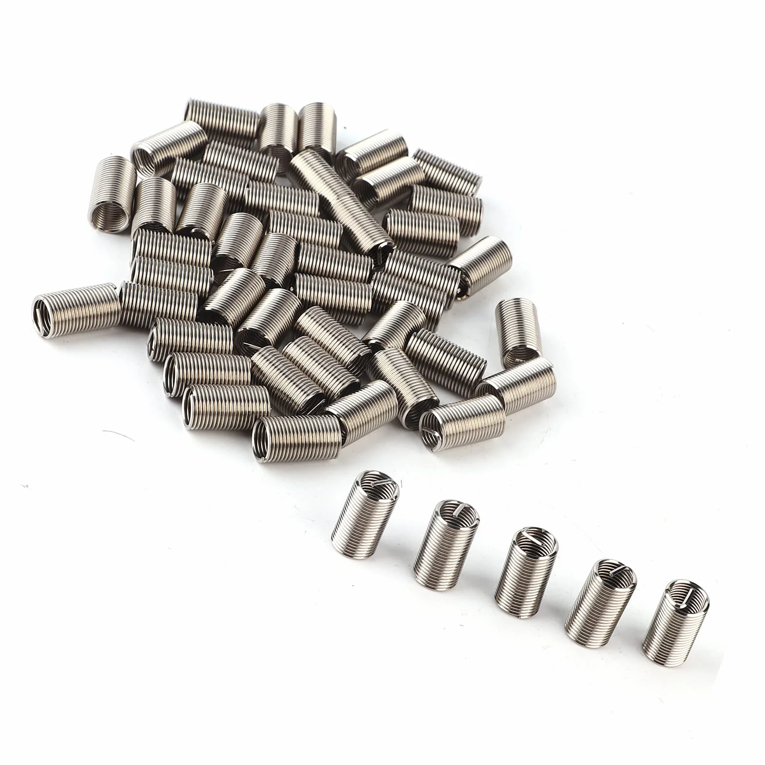 Inserti per Filettatura M10X1.25 Elicoil 50 Pezzi Acciaio Inossidabile