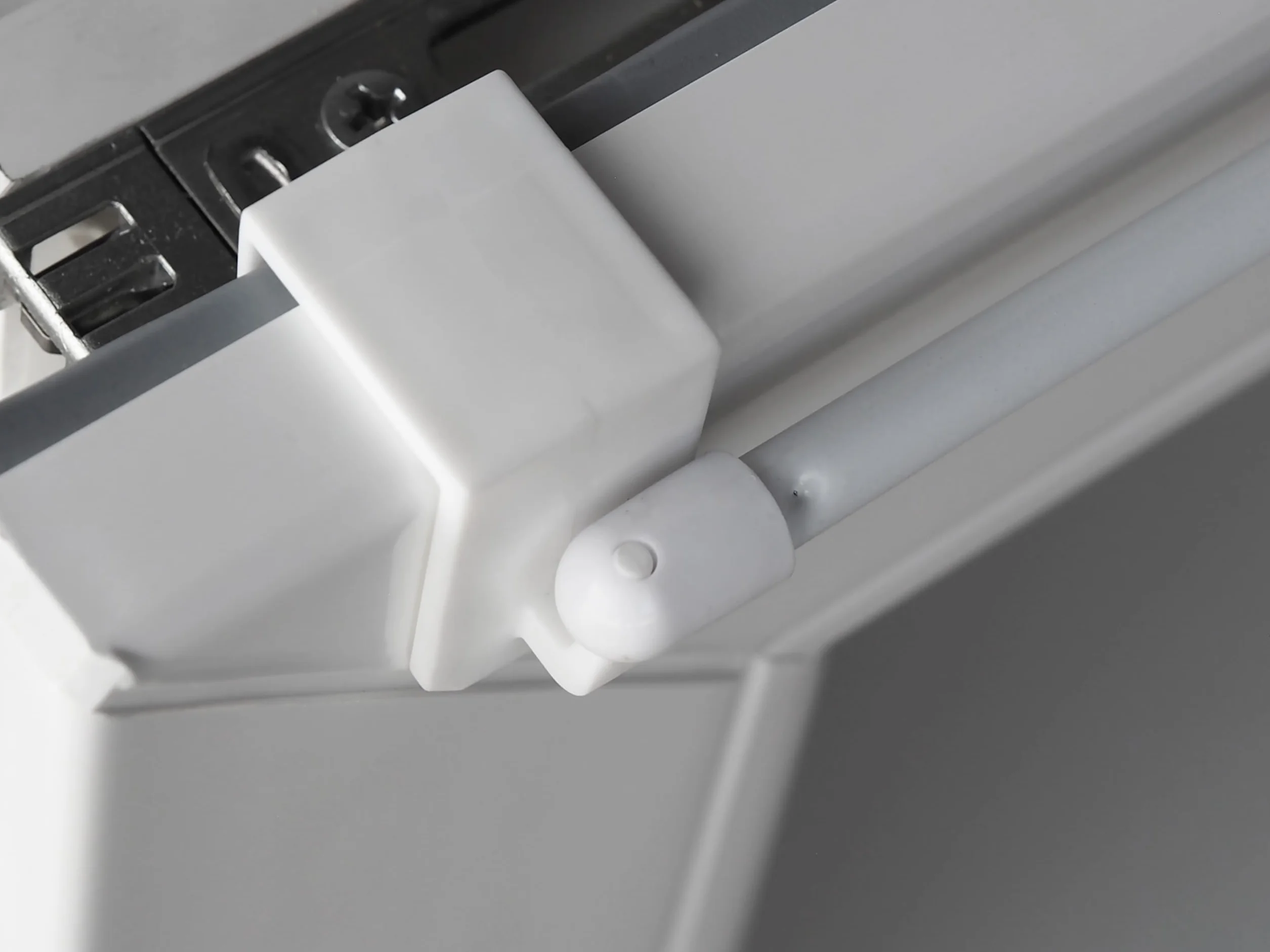 Ganci Decorativi per Finestre Bianco 10 Pezzi per Tende