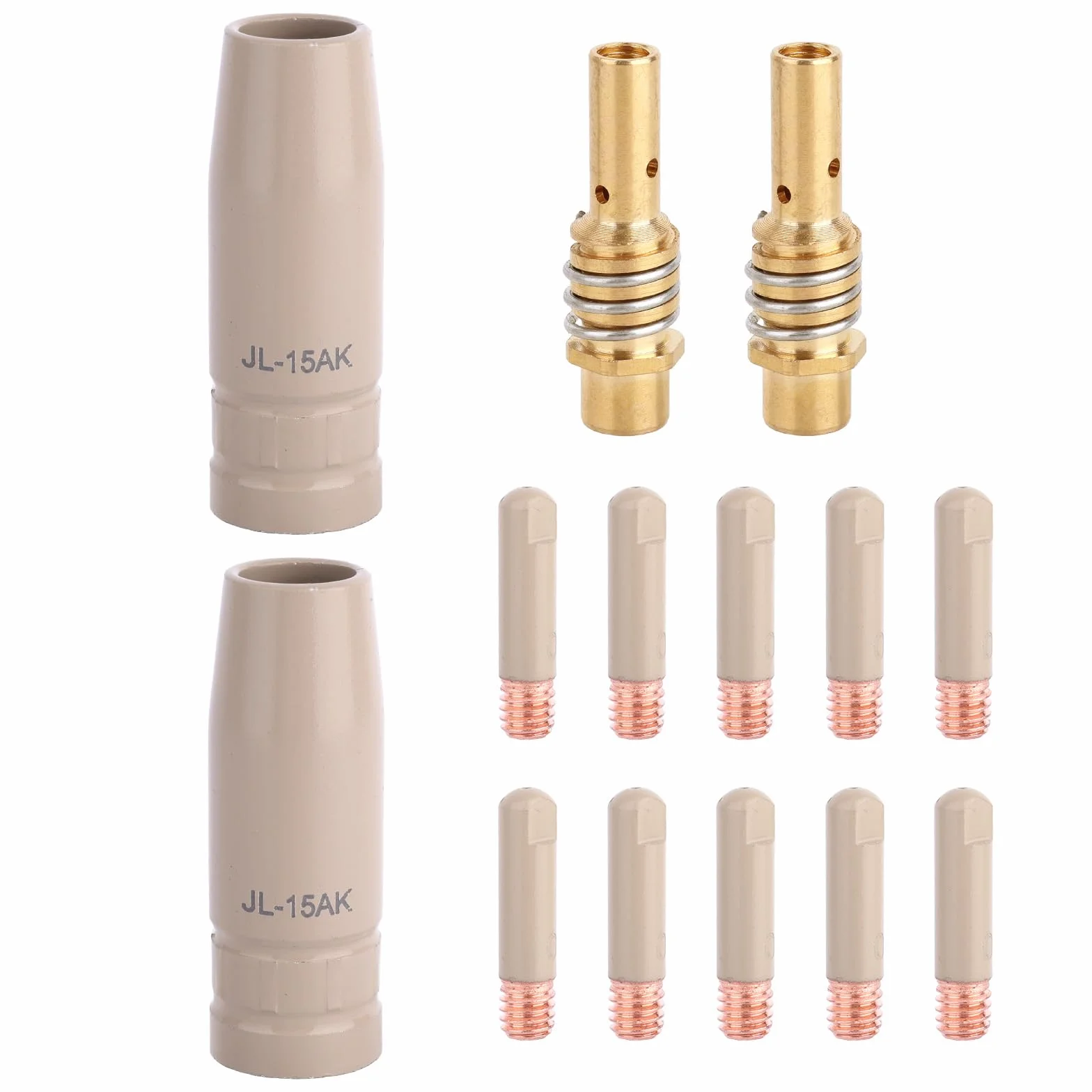 Ugello per Saldatura MIG Antiaderente 14pz Compatibile MB15 15AK 0,9mm