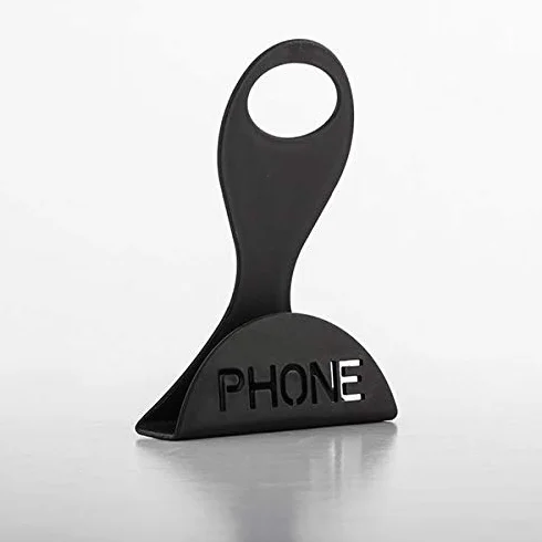 Supporto Caricabatteria da Parete per iPhone iPod MP3 MP4 Cellulari Holder in Plastica Resistente con Design Anti-Scivolamento