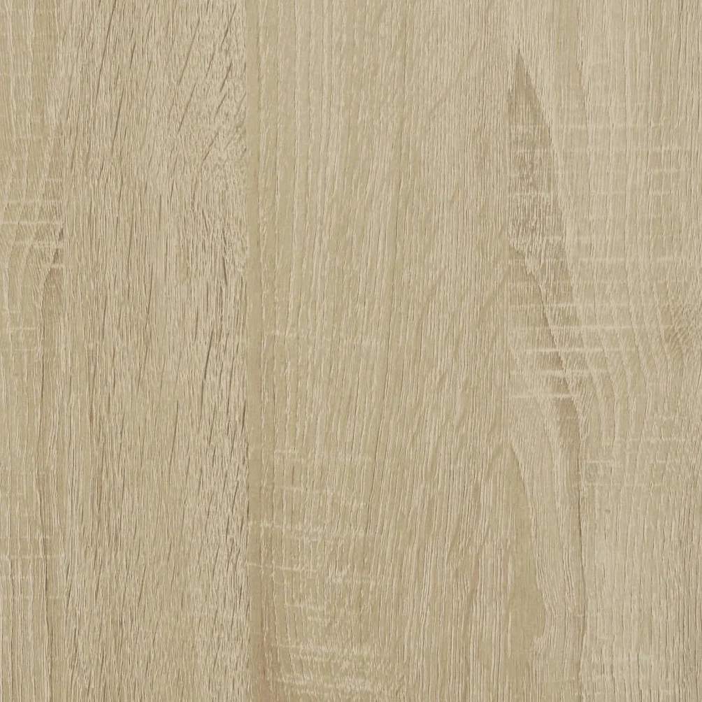 Gecheer Cornice per Camino Moderna con Ripiano 75x20x87,5 cm Truciolato Rovere Sonoma per Fiamma LED Soggiorno