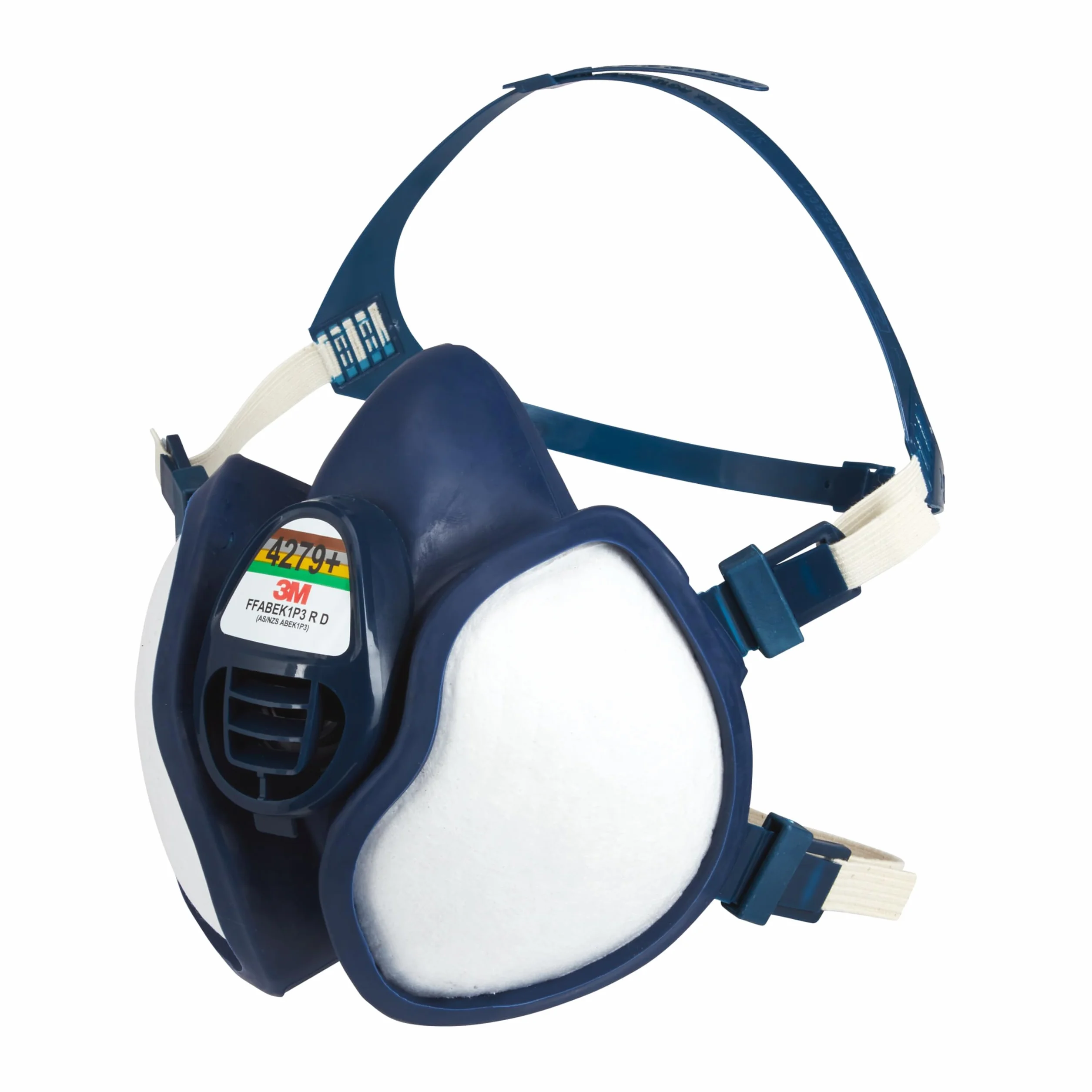 3M Semimaschera Senza Manutenzione 4279 plus Filtri FFABEK1P3 R D, Blu, 1 Unità