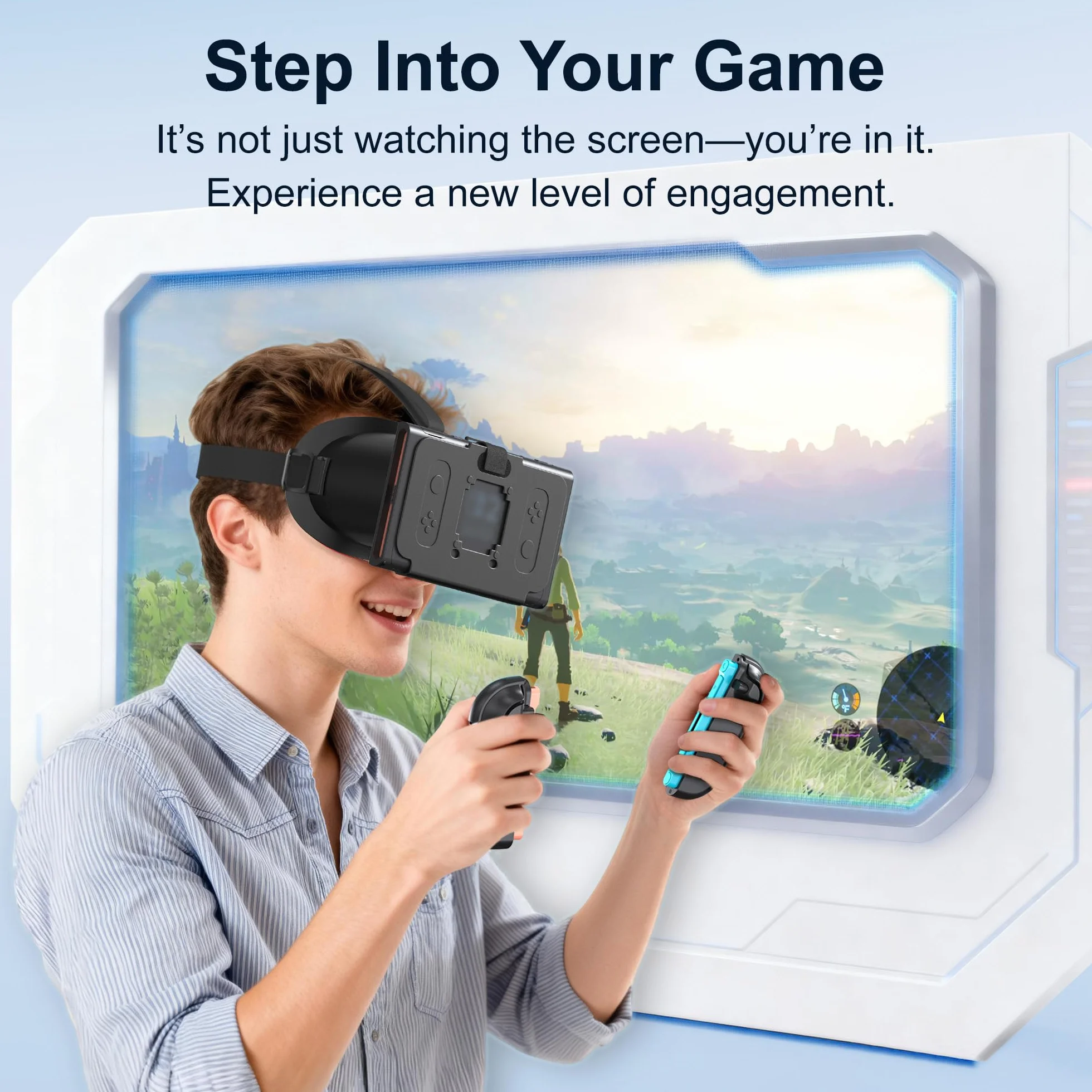 VR Headset per Switch 2, nero