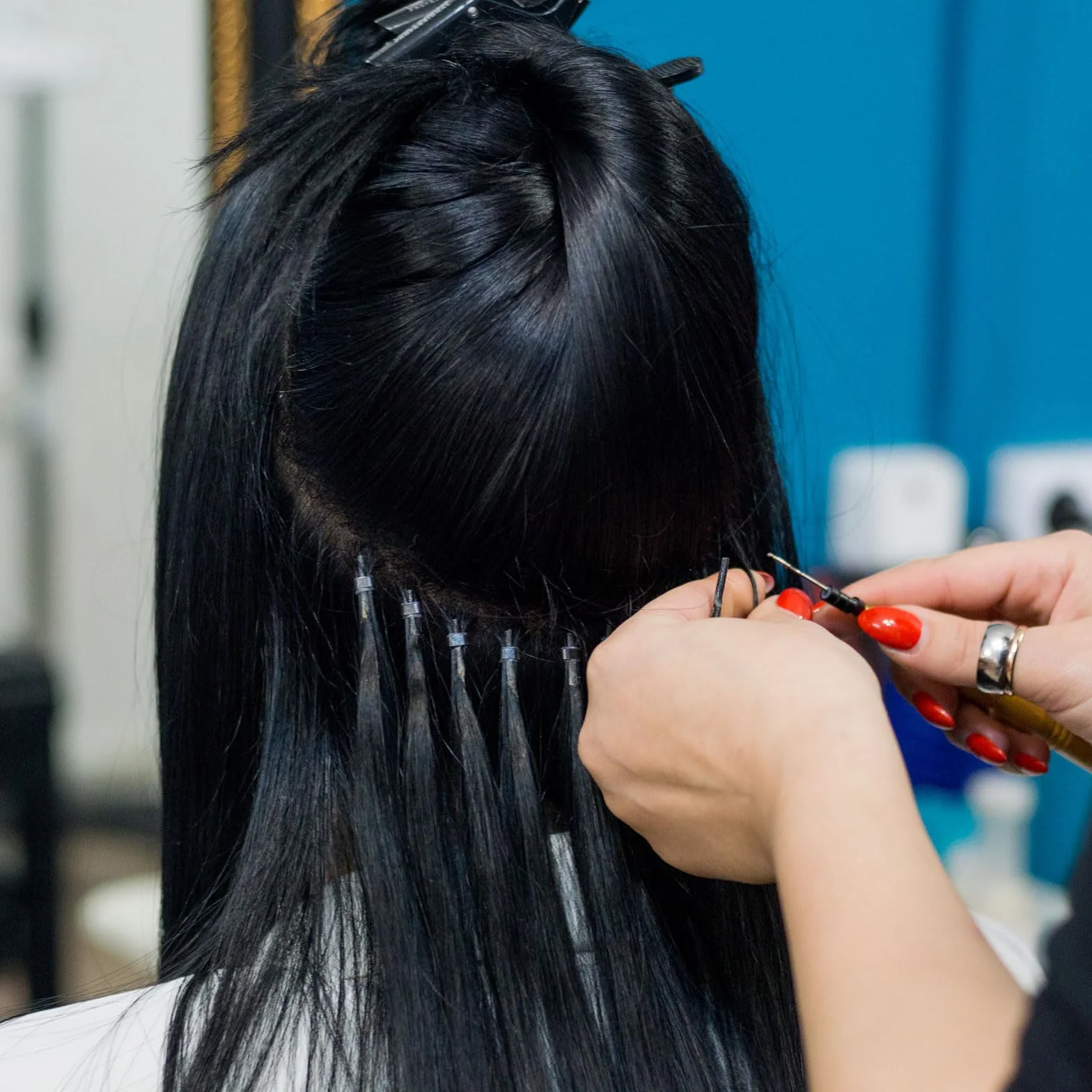QUARKZMAN Pinze Per Estensioni Di Capelli A Fusione A Legame Piatto 5.7" Strumento Per Aprire E Rimuovere Estensioni Pre-Bondate