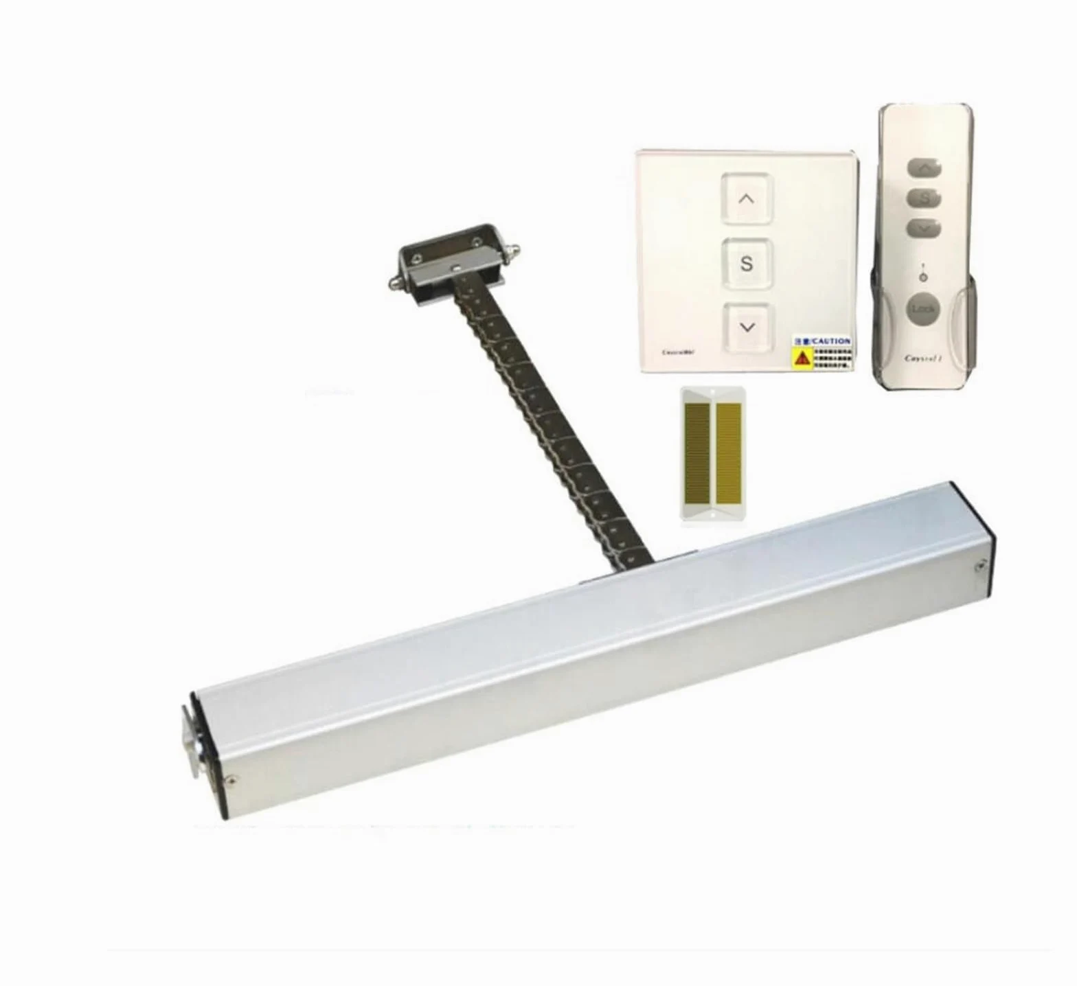 Attuatore a catena elettrico di sicurezza a distanza 220vAC da 200-400 mm con sensore pioggia a chiave remota Y(Kit4)