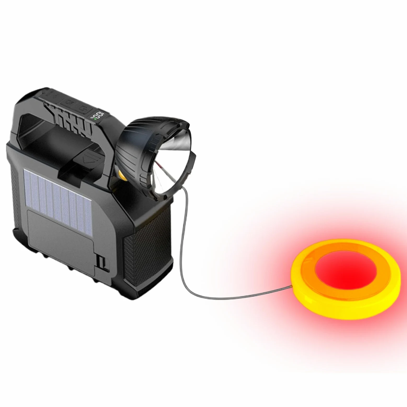 Da Campeggio Ricaricabili Alta Lunga Durata Multiuso | Lanterna Da Campeggio Ricaricabile Solare Per Casa, Pesca, Outdoor, Passeggiate Notturne, Blackout, Riparazioni Auto,