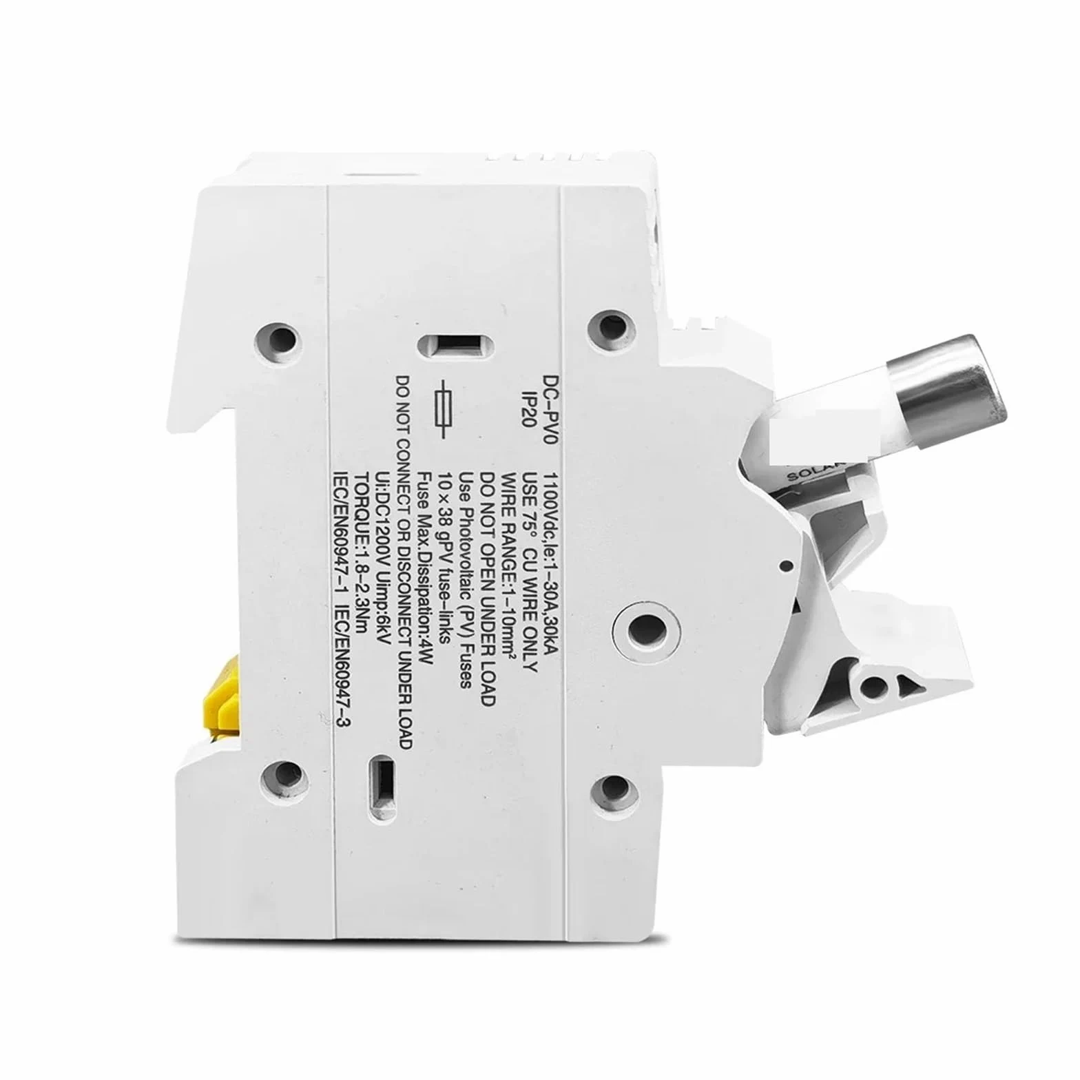TOPV-32X 1P Solar PV portafusibili adatti per fusibili fotovoltaici da 10 x 38 mm per la protezione del sistema solare