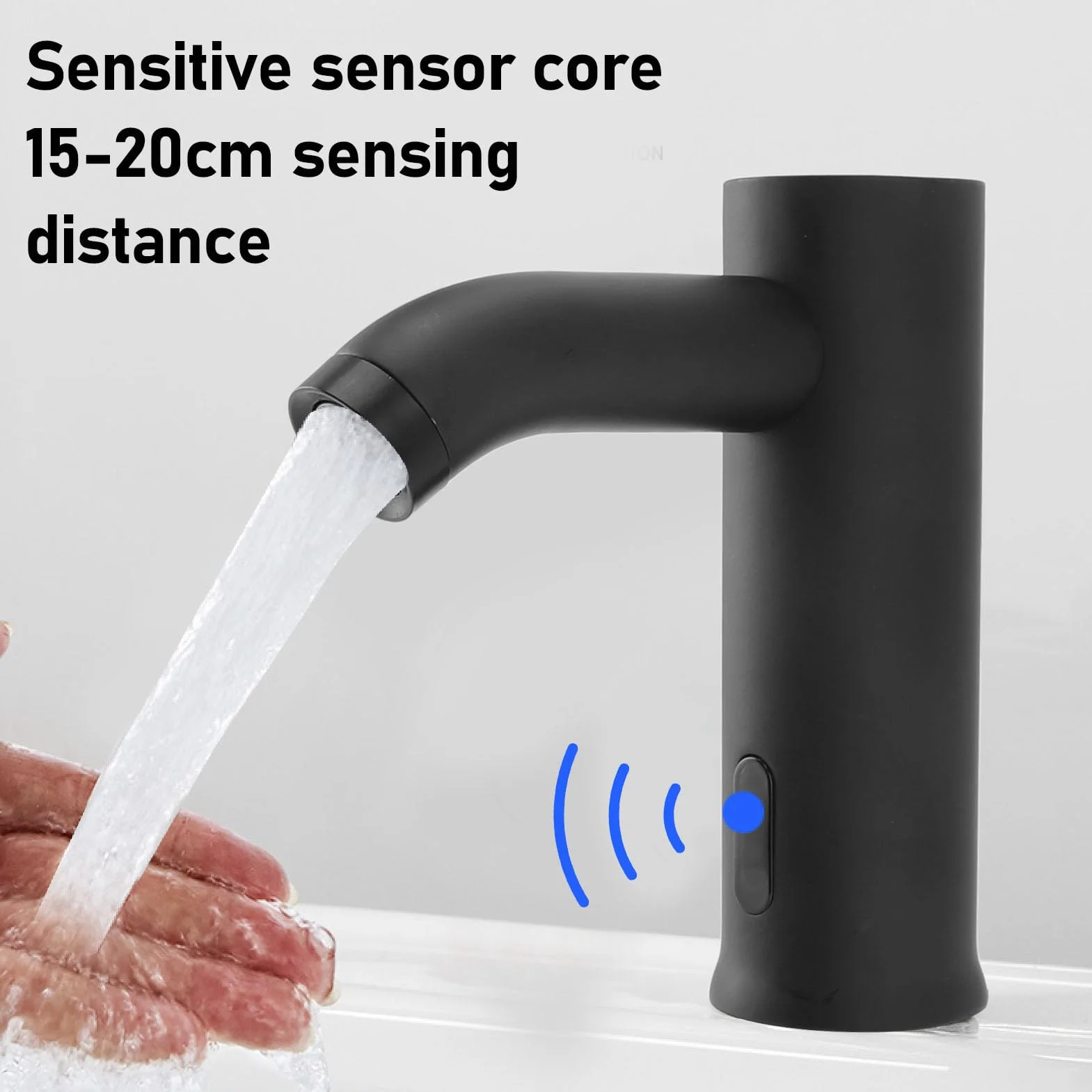 Rubinetto Lavandino Senza Touch Sensore Movimento Infrarossi Arresto Acqua Batteria