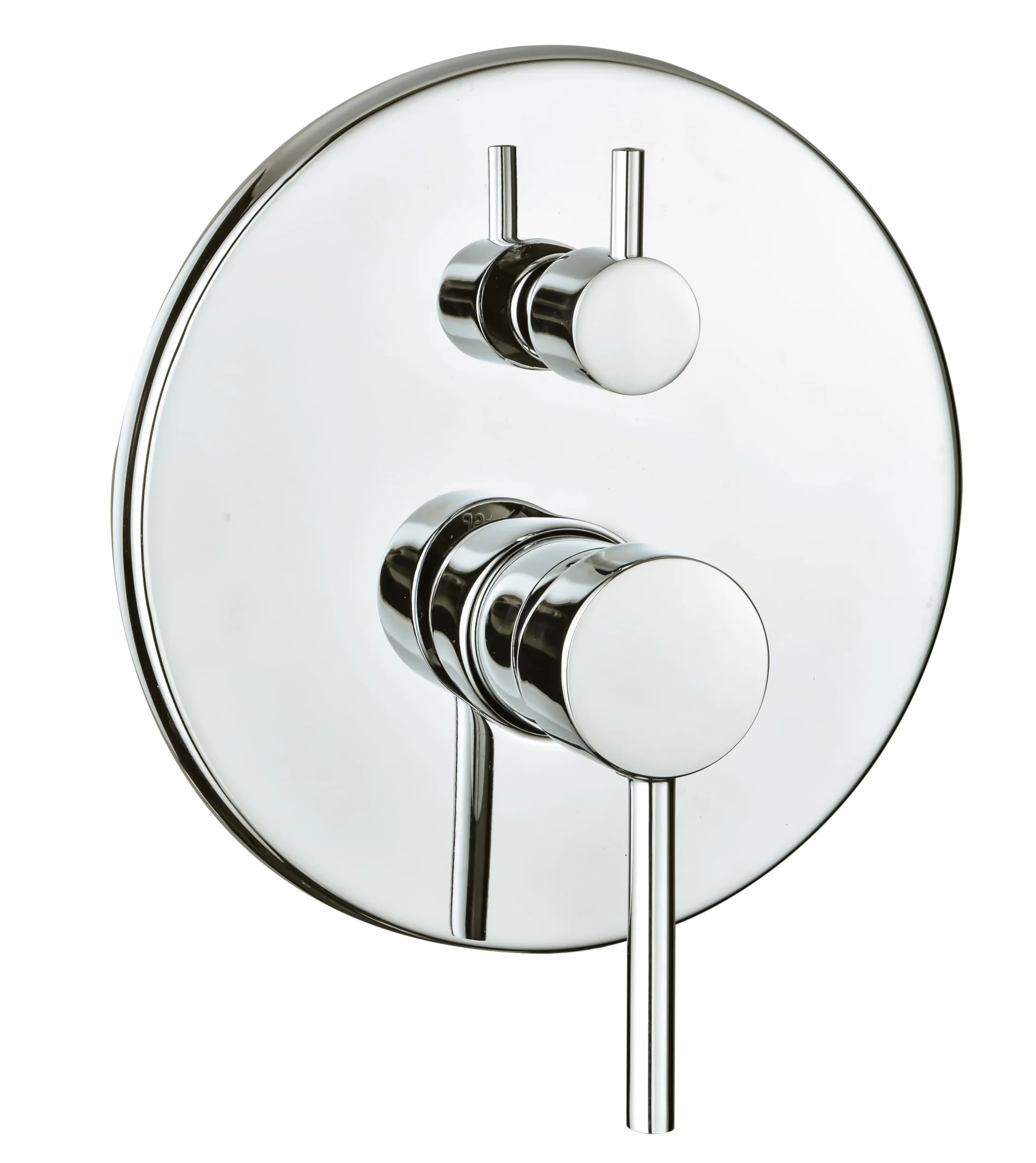 Miscelatore Vasca Incasso con Deviatore Luvola 35 Cromo, Monocomando, Ottone 18x18x10cm