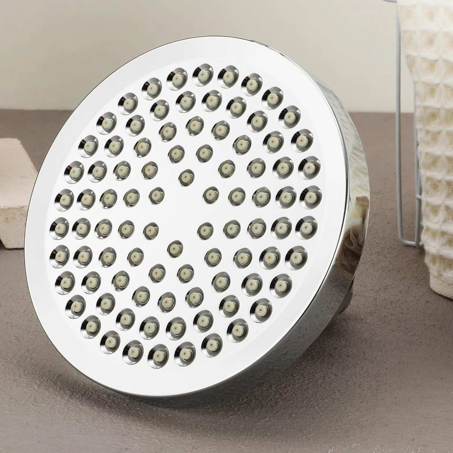 Filtro doccia Booster per acqua dura, addolcitore d'acqua in ABS argento, rimuove cloro e impurità per pelle e capelli più sani, facile installazione, misura universale, migliora l'esperienza della