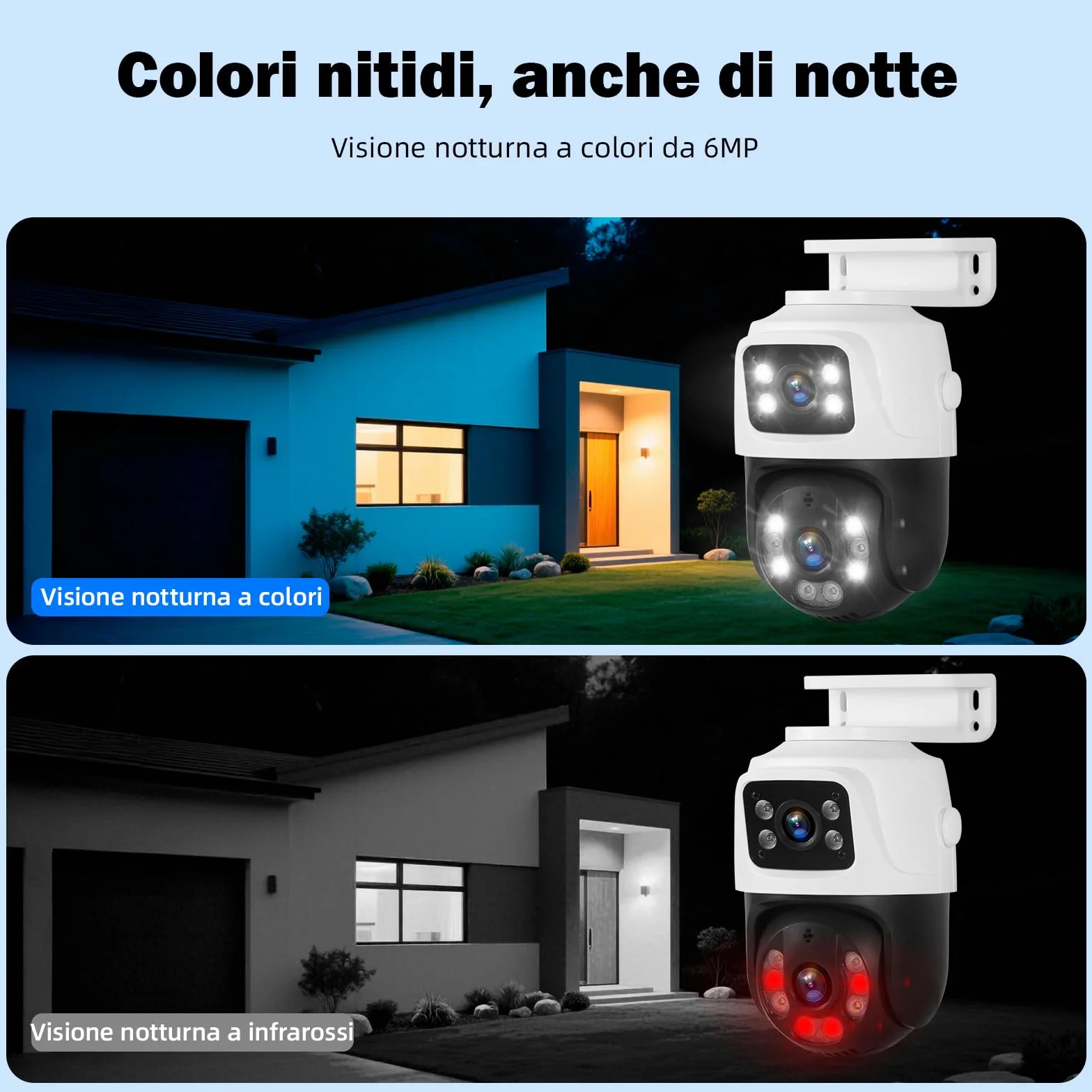 Set telecamera di sorveglianza esterna, 8CH POE con HDD da 1 TB, videoregistratore di rete per sistema di telecamere CCTV per la sicurezza domestica, funziona solo con telecamere IP 3MP/4MP/5MP/6MP