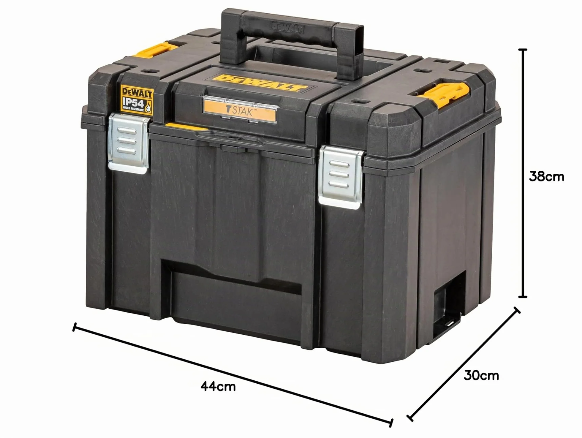 DEWALT TSTAK VI Unità profonda porta elettroutensili con vasca portaoggetti DWST83346-1
