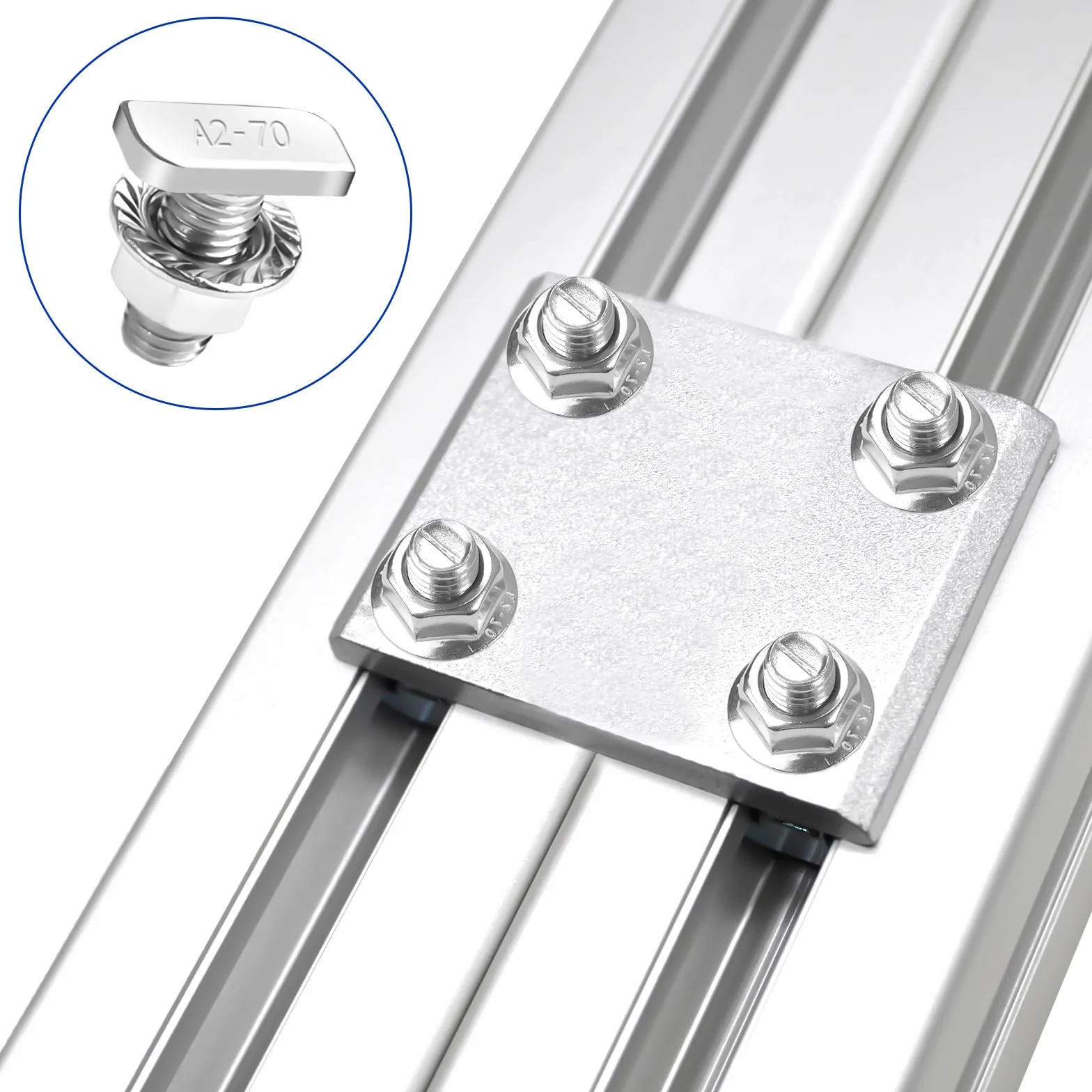 Viti a Testa Martello M10 X 25 Acciaio Inox A2-70 per Fotovoltaico Serre