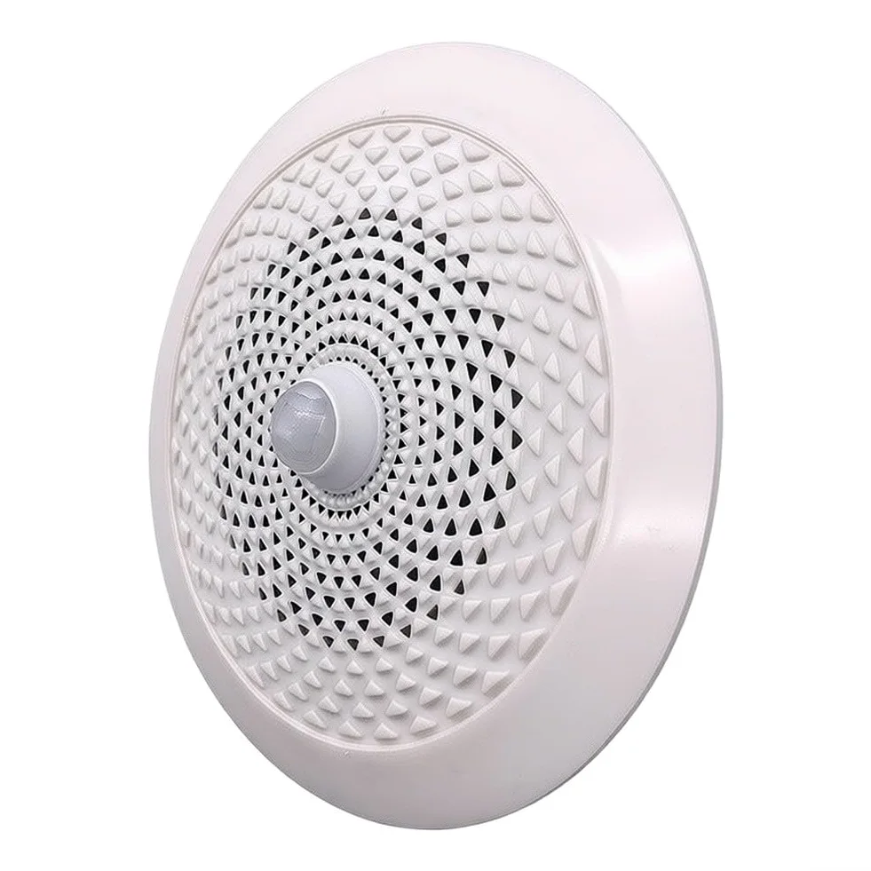 Montaggio a soffitto sensore di movimento allarme altoparlante 5W | Tecnologia PIR, raggio di rilevamento di 5 m, risposta rapida, rilevamento affidabile, allarme personale