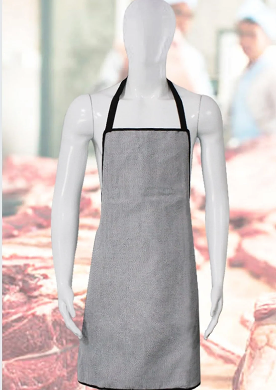 BLUEZY Grembiule Grembiule di Protezione di Sicurezza da Macellaio, Resistente al Taglio E alle Coltellate, Sicuro E Durevole, Maglia Antitaglio per Uomini E Donne A