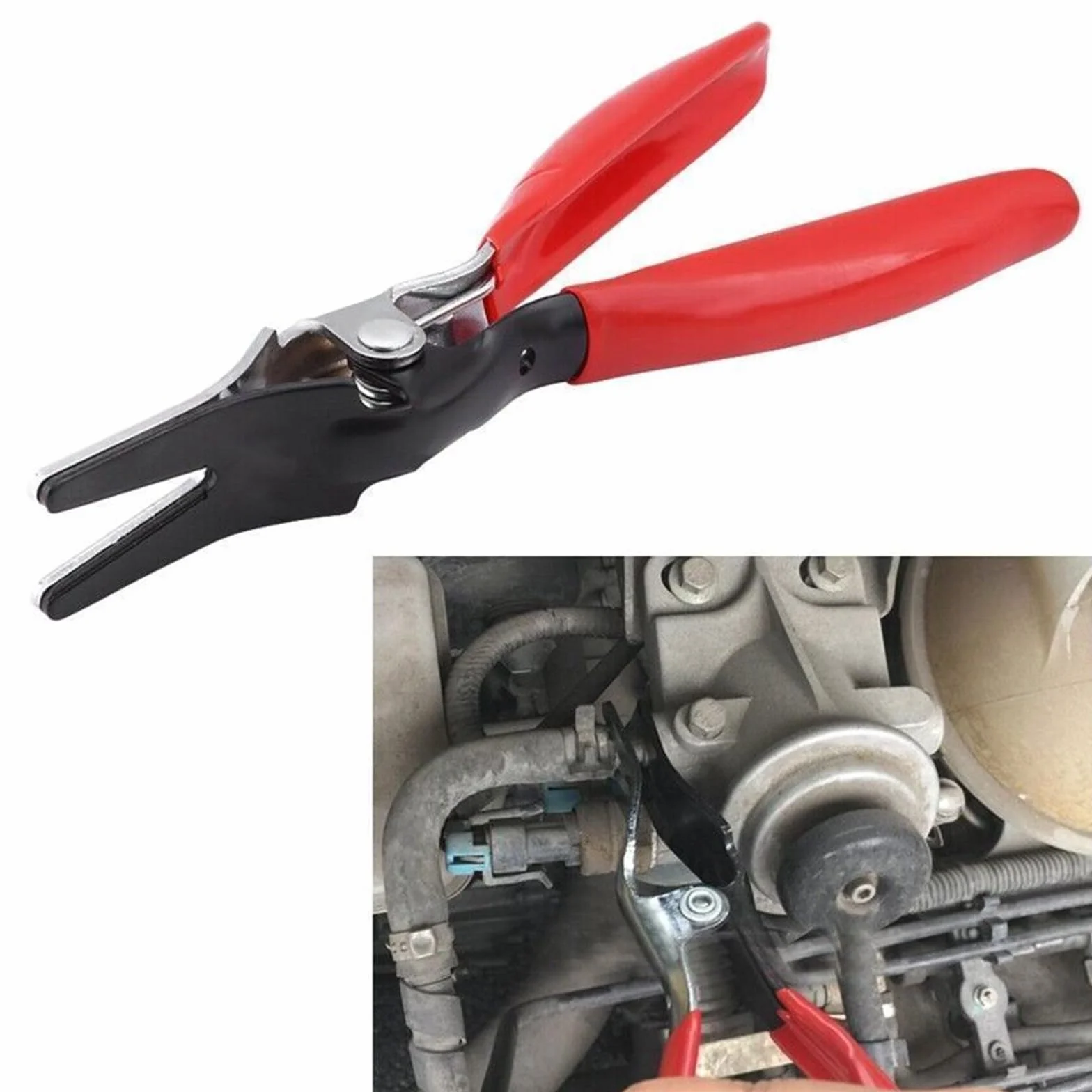 Pinza per Fascette Stringitubo Set 3 Pezzi Collo Dritto per Auto