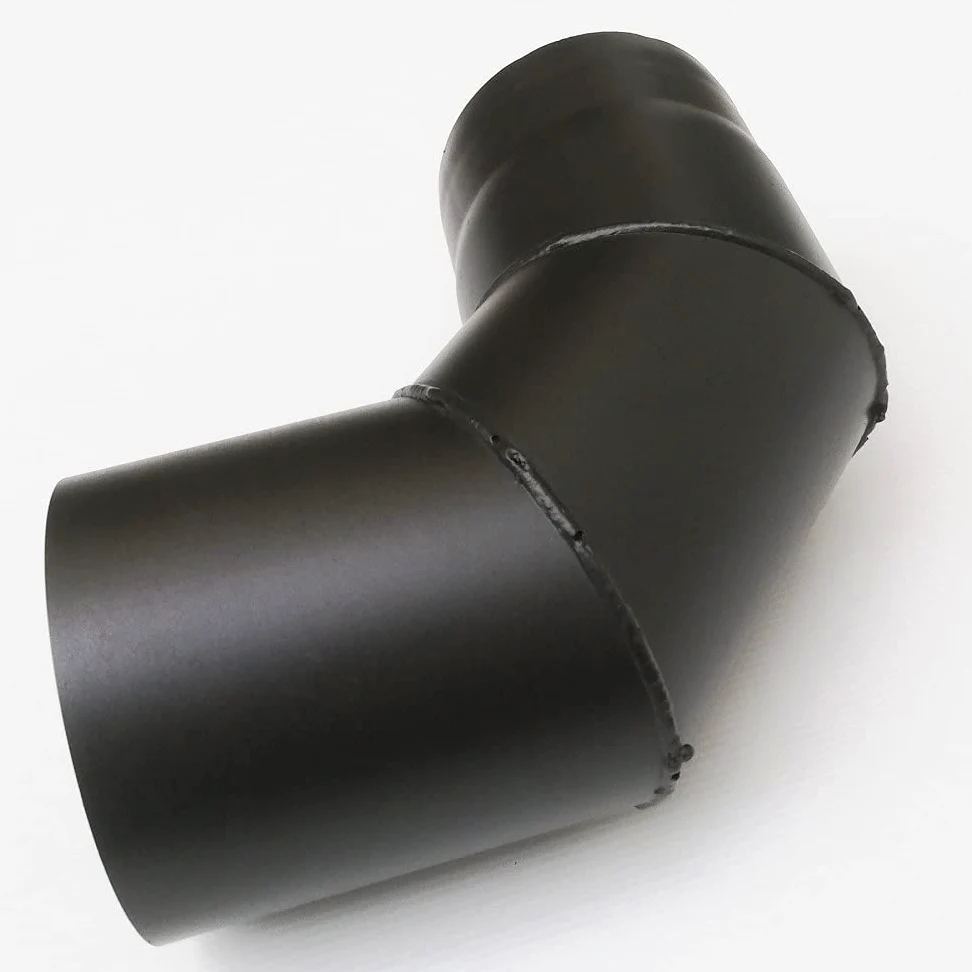 Aflex raccordo per stufa a legna - camino curva MF a 90 gradi (200mm)