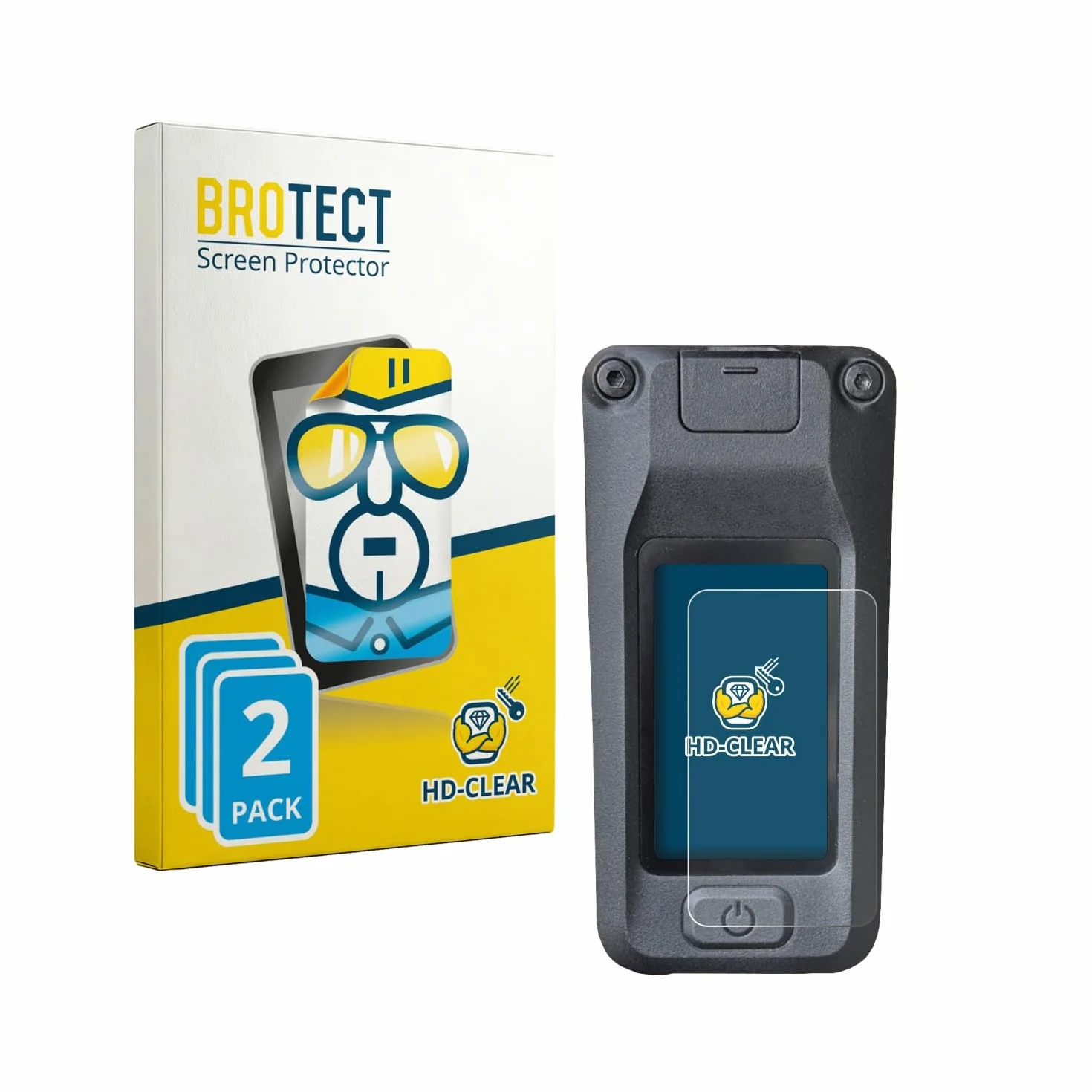 brotect Pellicola Protettiva per Amflow DJI Avinox Protezione Schermo (2 Pezzi) [Trasparente, Anti-Impronte]