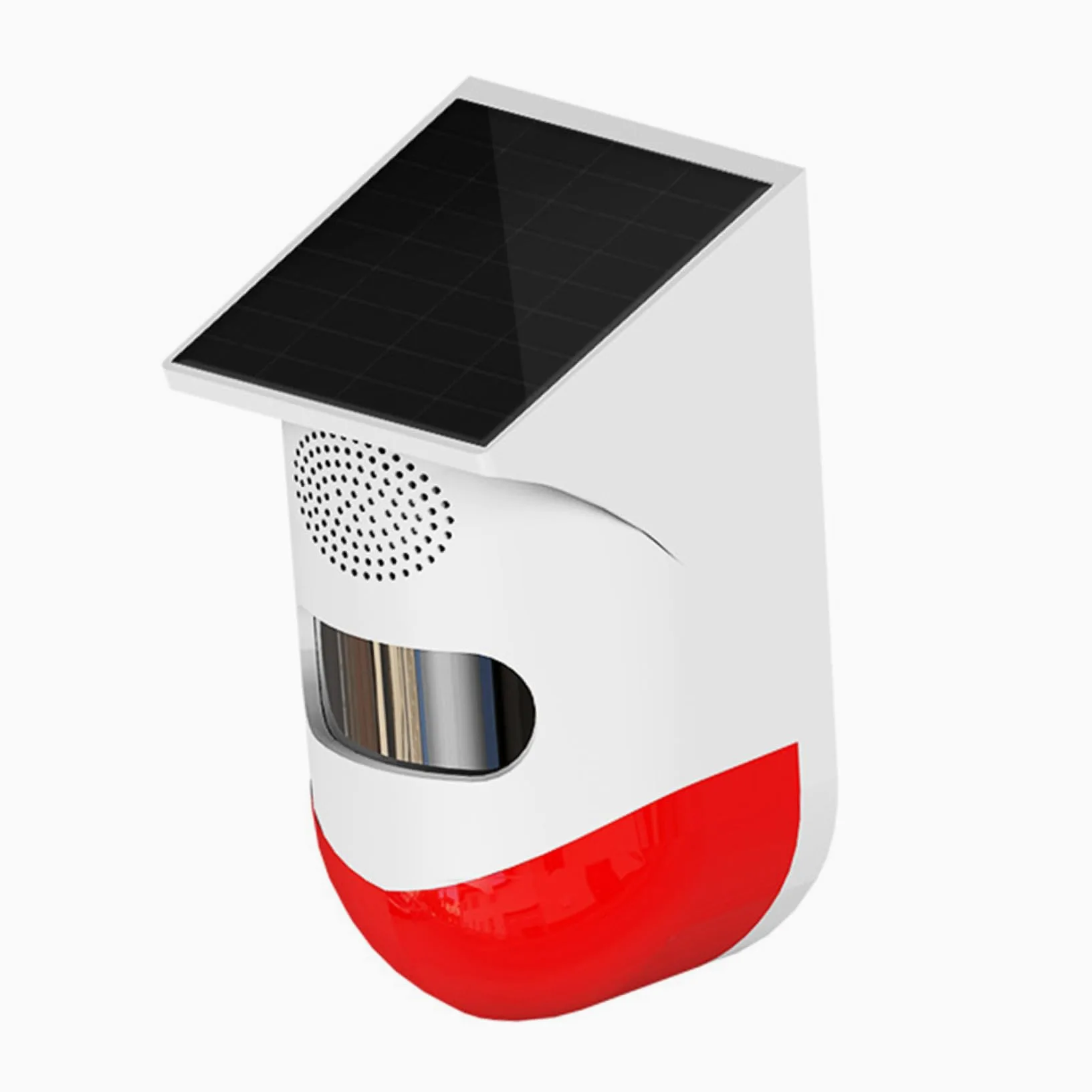 EXCEART Allarme Infrarossi Solare per Esterni Ip67 Sensore di Movimento, Ricarica Solare e Materiale Abs Resistente la Sicurezza Domestica