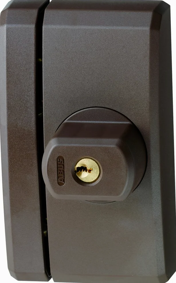 Abus Fts96 Al0145 Serratura con Blocco, Blocco per Finestre con Doppio Chiavistello a Incastro, Chiusura con Chiave, Livello di Sicurezza: 10, 31746, Marrone