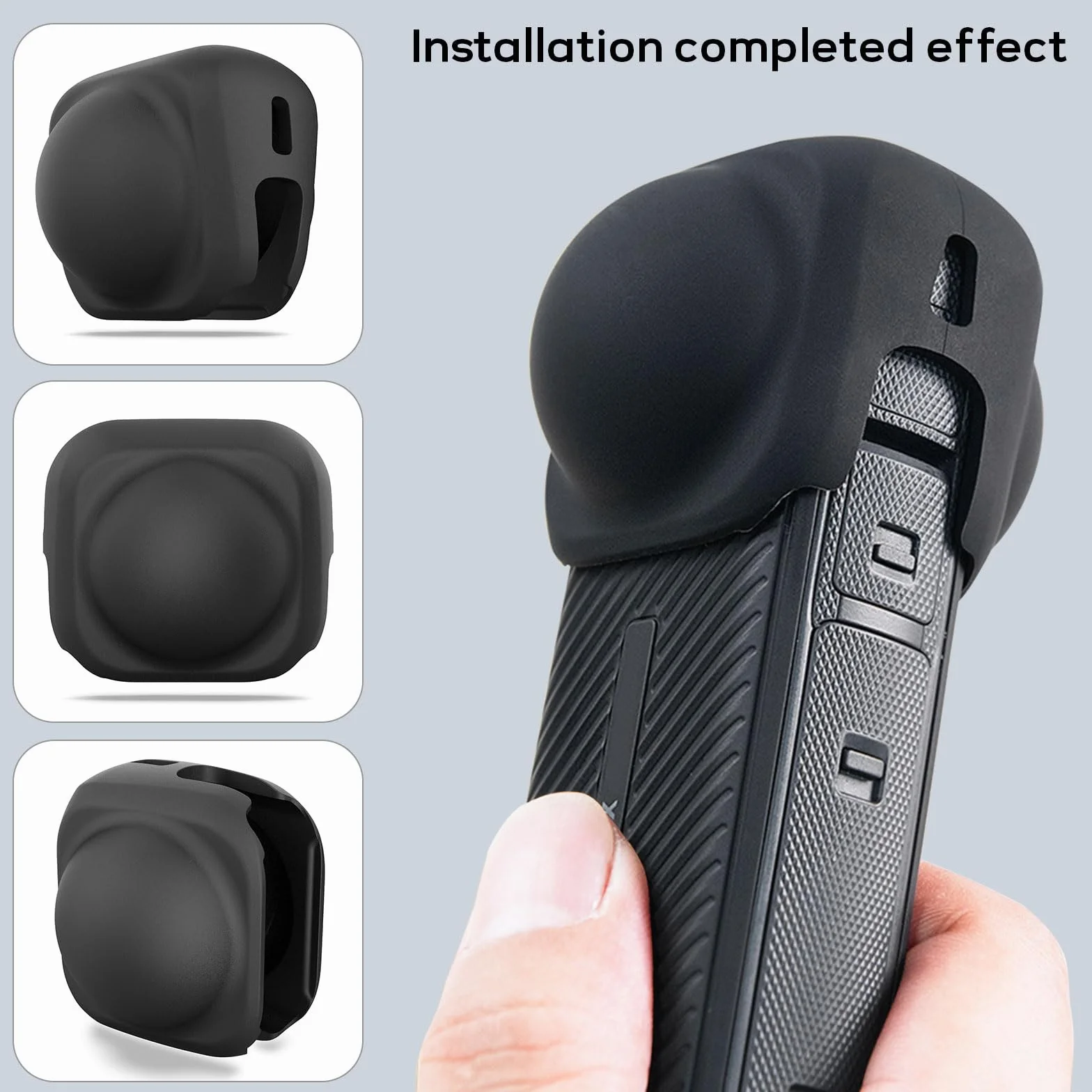 Kit di accessori di protezione FiTSTILL per Insta 360 X5/X4, pellicole protettive in vetro temperato + copriobiettivo in gomma, 2 pellicole ultra HD