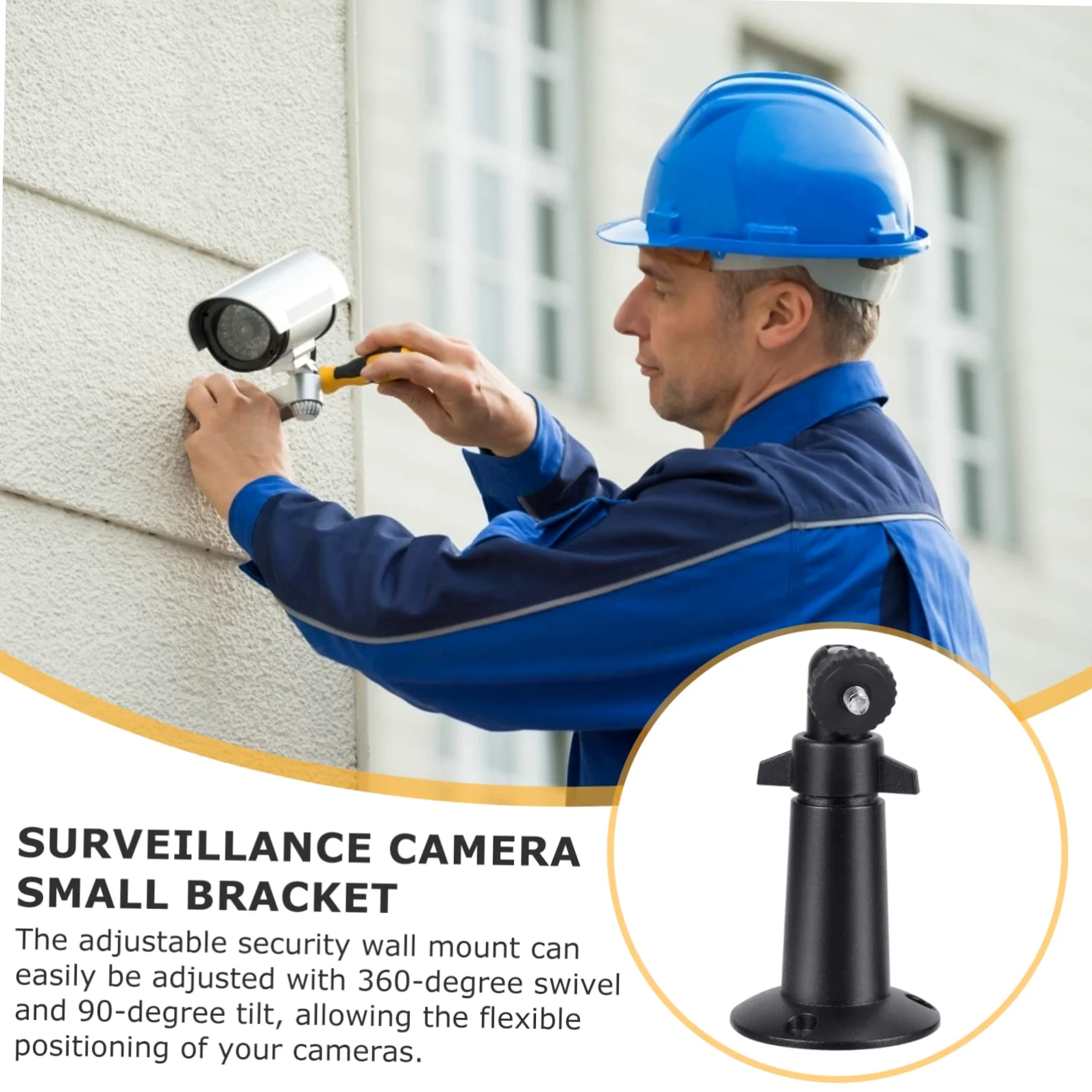 VILLCASE 3 Set Supporto Per Telecamera Supporto Da Parete Supporto Da Soffitto Supporto Per Telecamera Supporto Per Telecamera Supporto Per Telecamera Supporto Per Telecamera 2 pezzi * 3